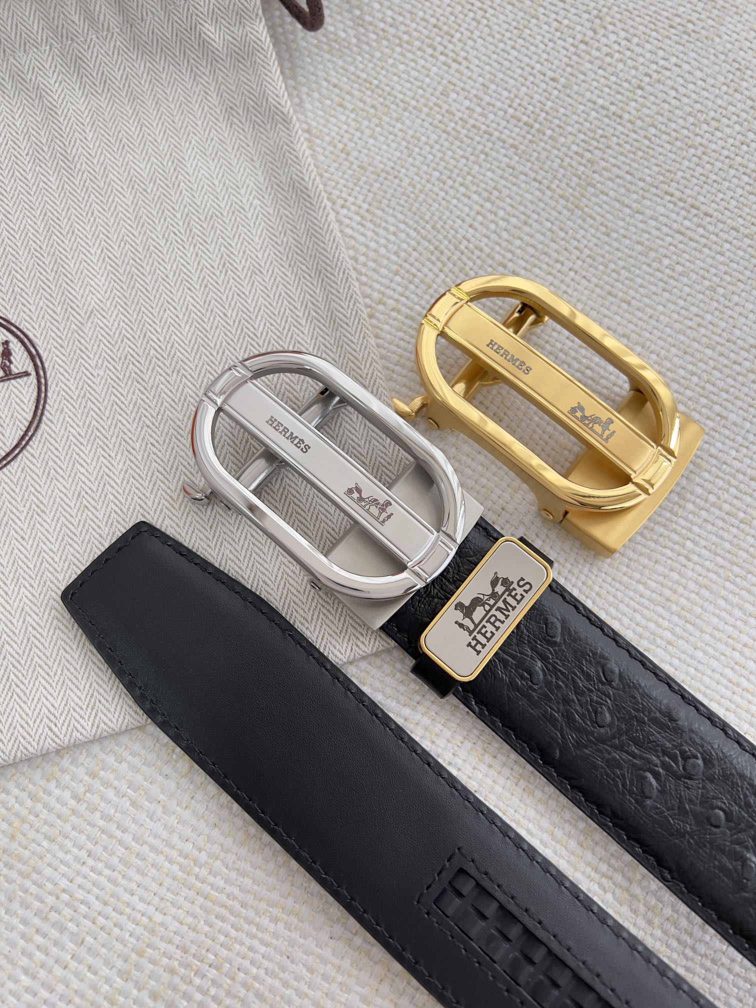 【HERMES】(エルメス) 3.5cm   ベルト メンズ-BRAND OFF