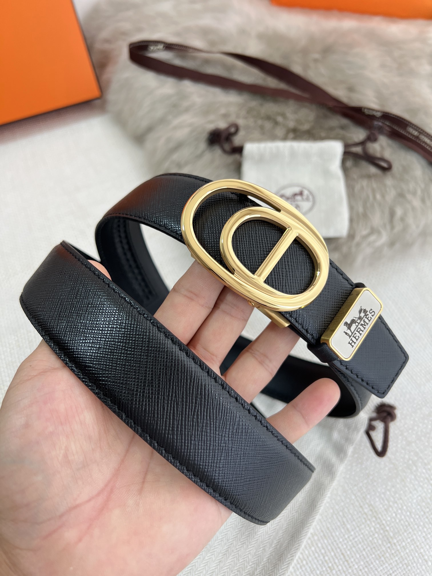 【Hermès】(エルメス) 3.5cmベルト メンズ 24706-BRAND OFF