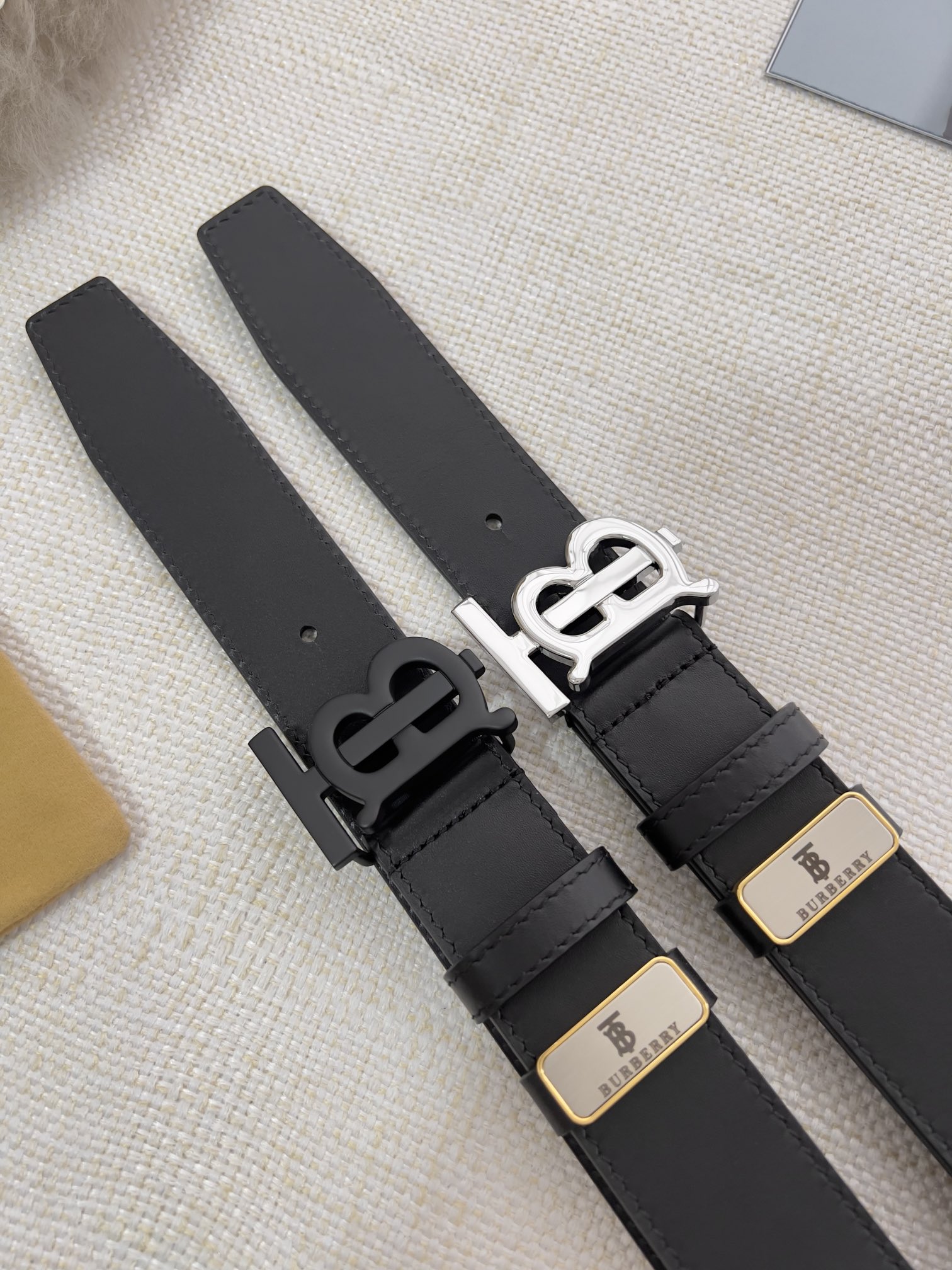 【BURBERRY】(バーバリー) 3.5cm   ベルト メンズ-BRAND OFF