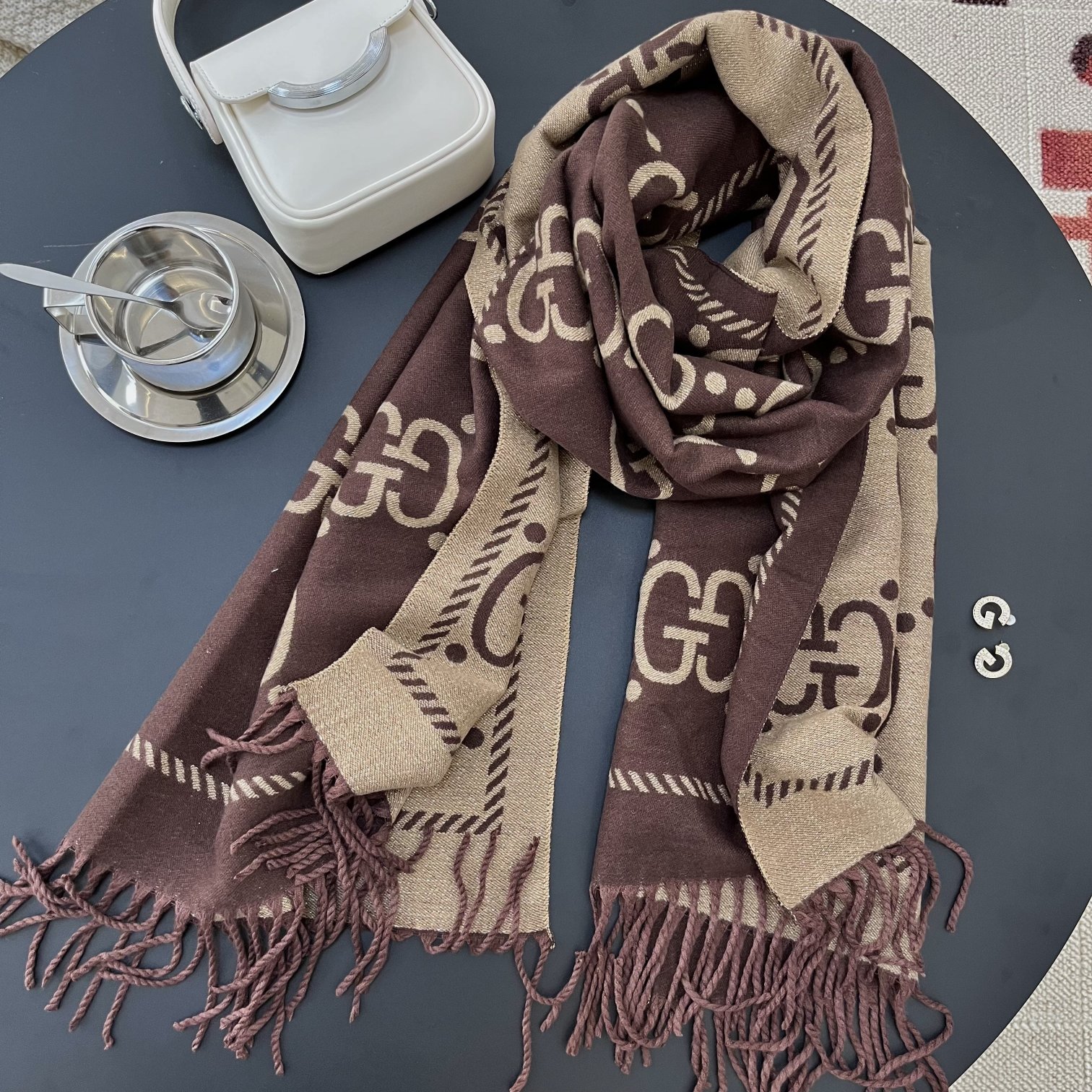 【2026】【GUCCI グッチ】スカーフ70*180CM-BRAND OFF