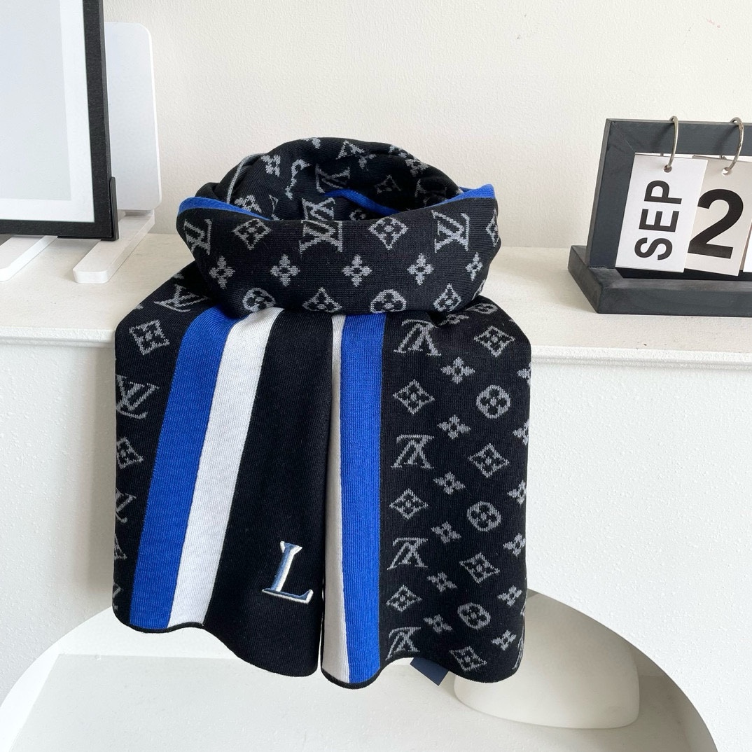 【LV LOUIS VUITTON ルイ·ヴィトン】 スカーフ 180*32cm  241107-BRAND OFF