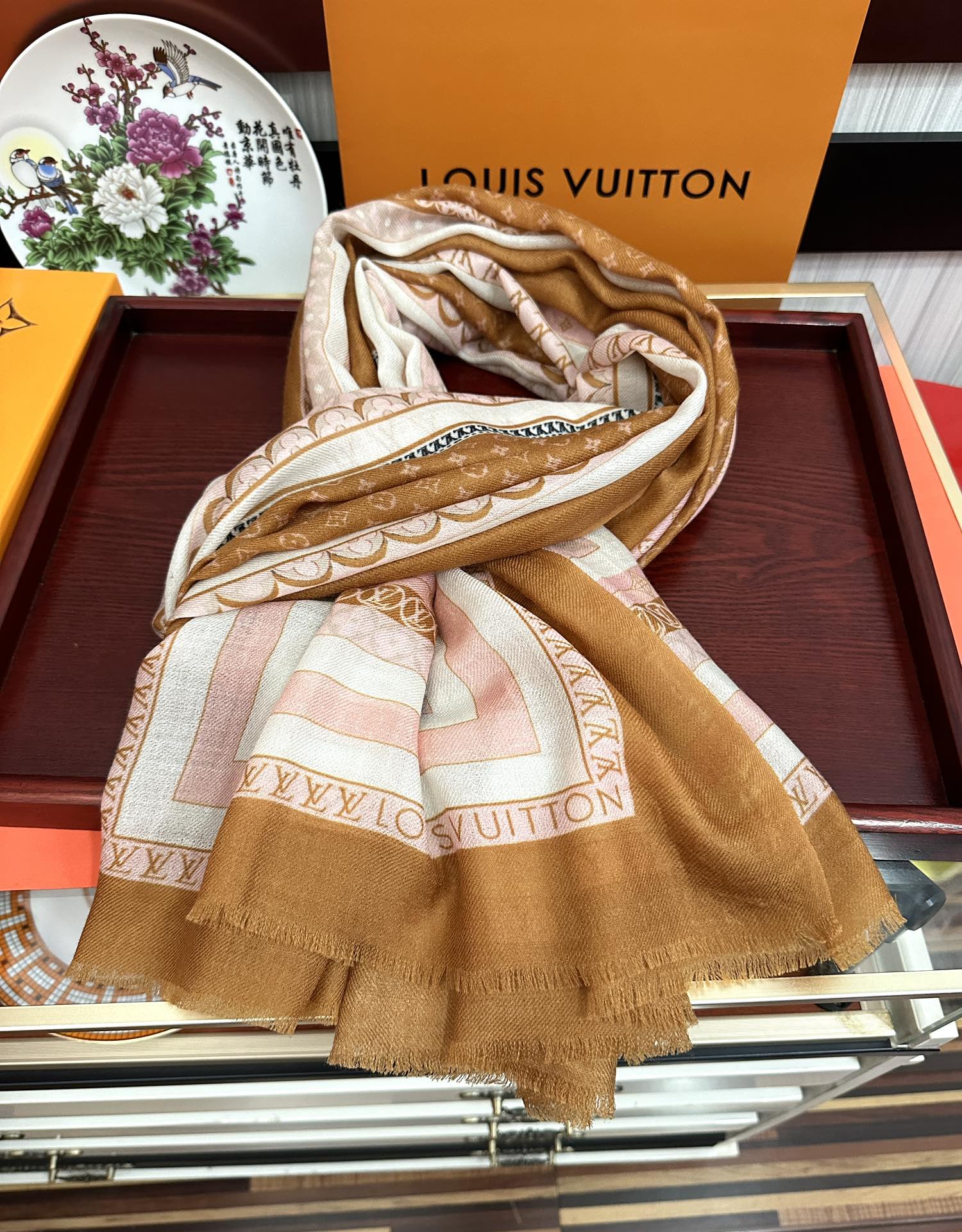 【LV LOUIS VUITTON ルイ·ヴィトン】 スカーフ 100*200cm  241107-BRAND OFF