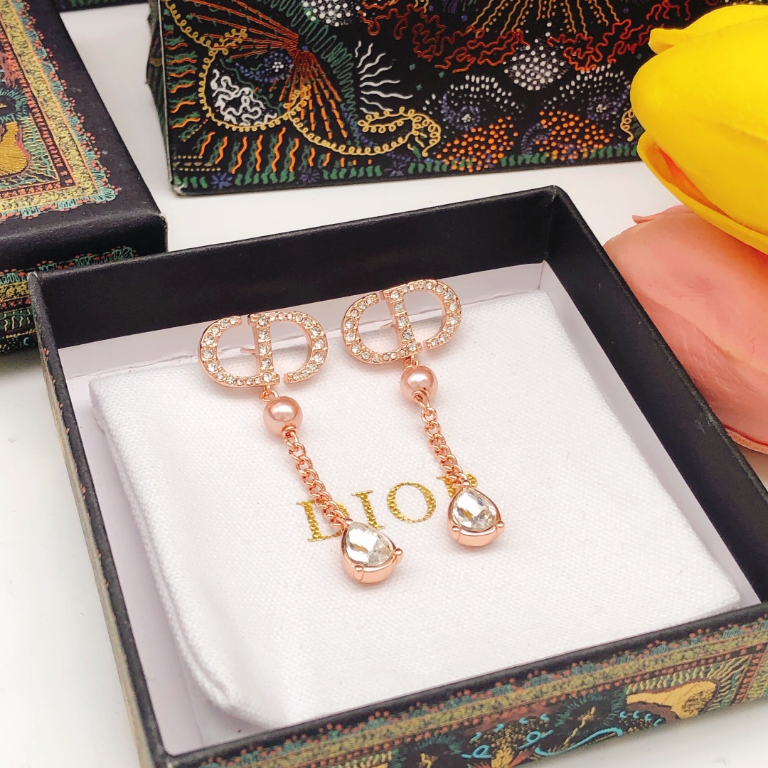 【2026】【DIOR】ディオール  ファッションスタイルのイヤリング-BRAND OFF