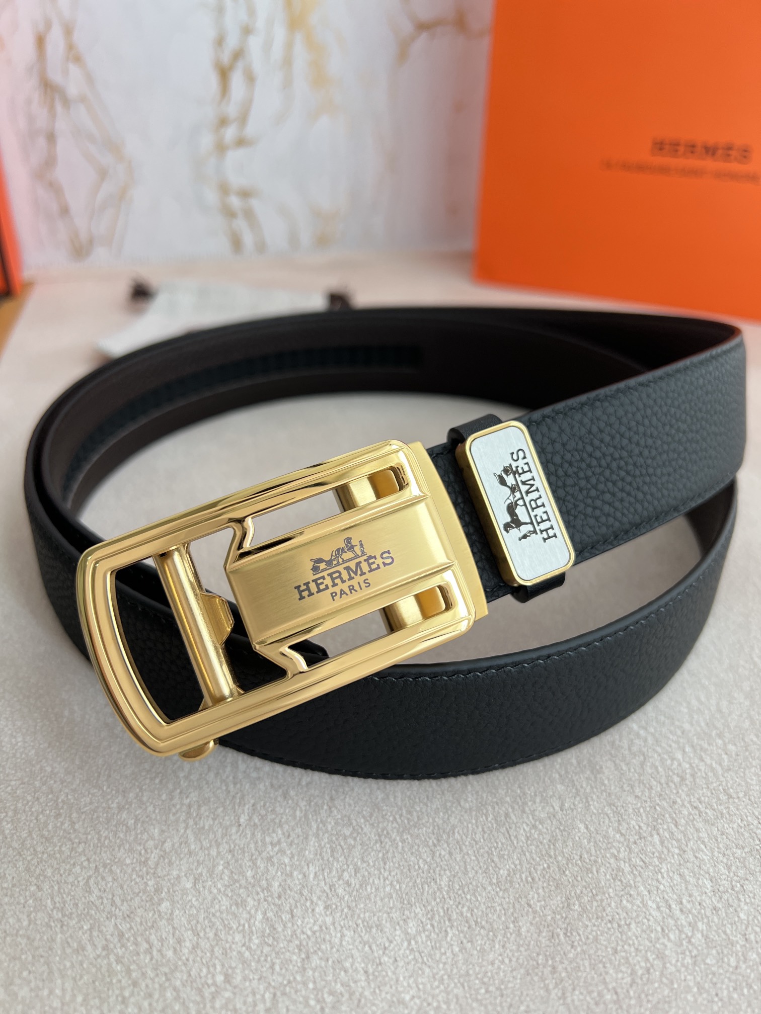 【HERMES】(エルメス) 3.5CM ベルト メンズ-BRAND OFF