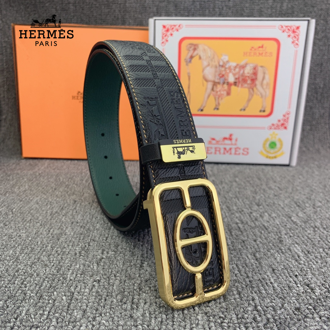 【HERMES】(エルメス) 3.8CM ベルト メンズ-BRAND OFF