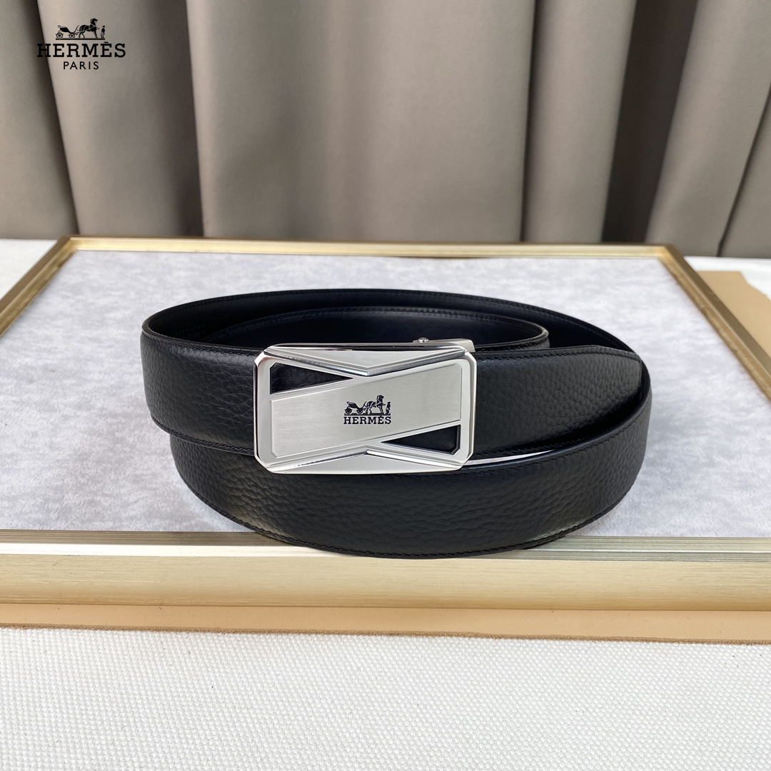 【HERMES】(エルメス) 3.5cmベルト メンズ-BRAND OFF