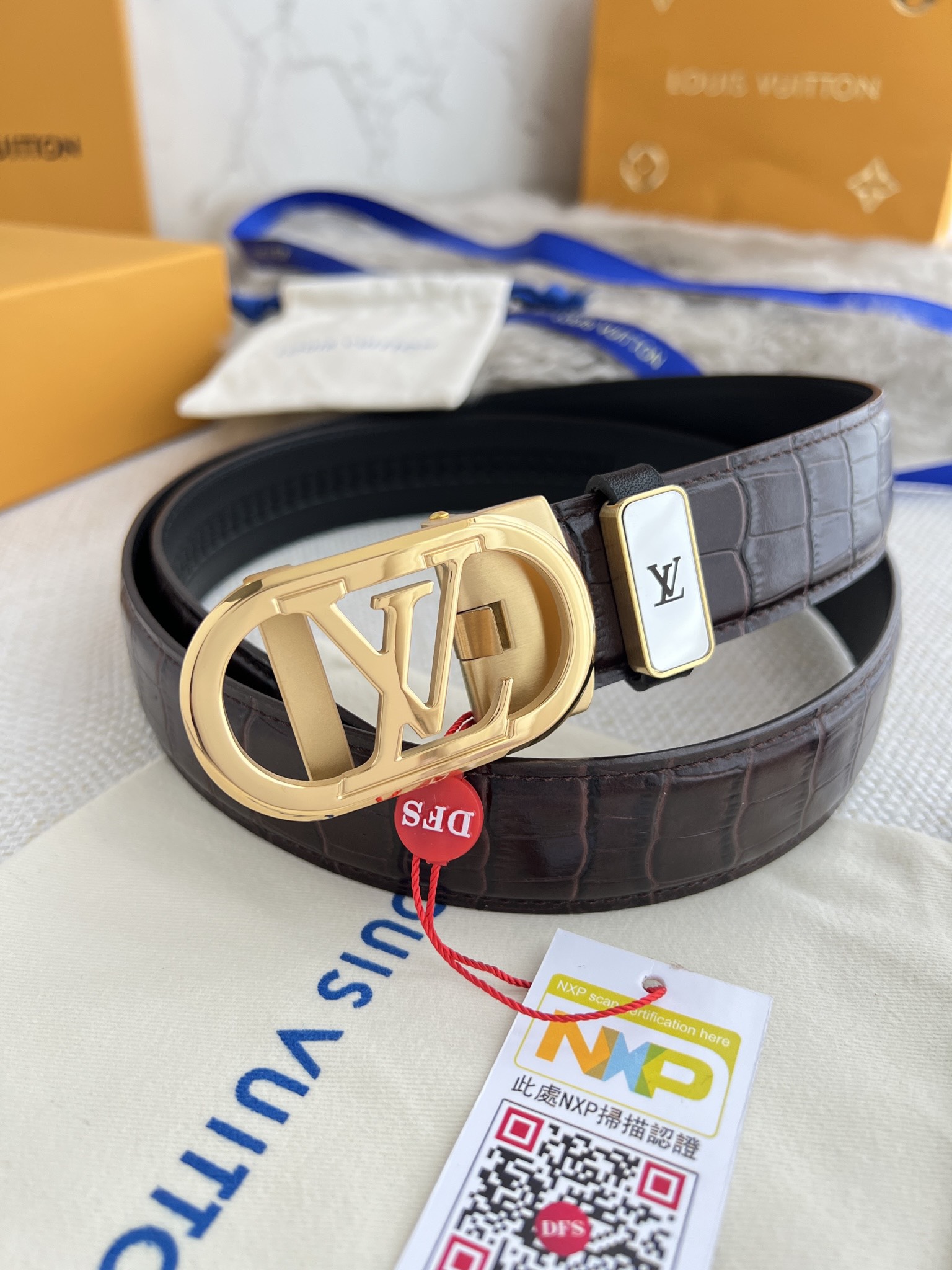 【LOUIS VUITTON】(ルイヴィトン) 3.5cmベルト メンズ-BRAND OFF