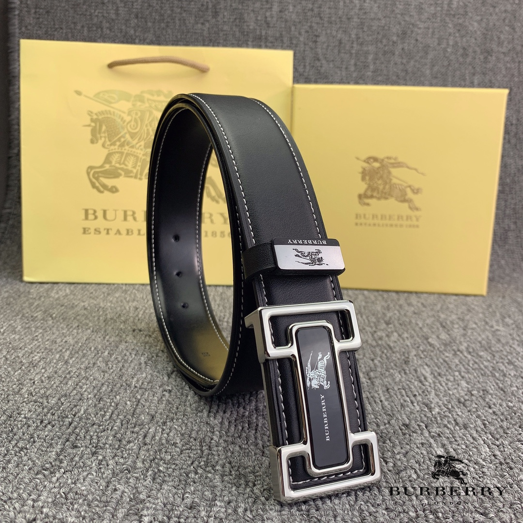 【2026】【BURBERRY 】(バーバリー) 3.8cmベルト メンズ-BRAND OFF