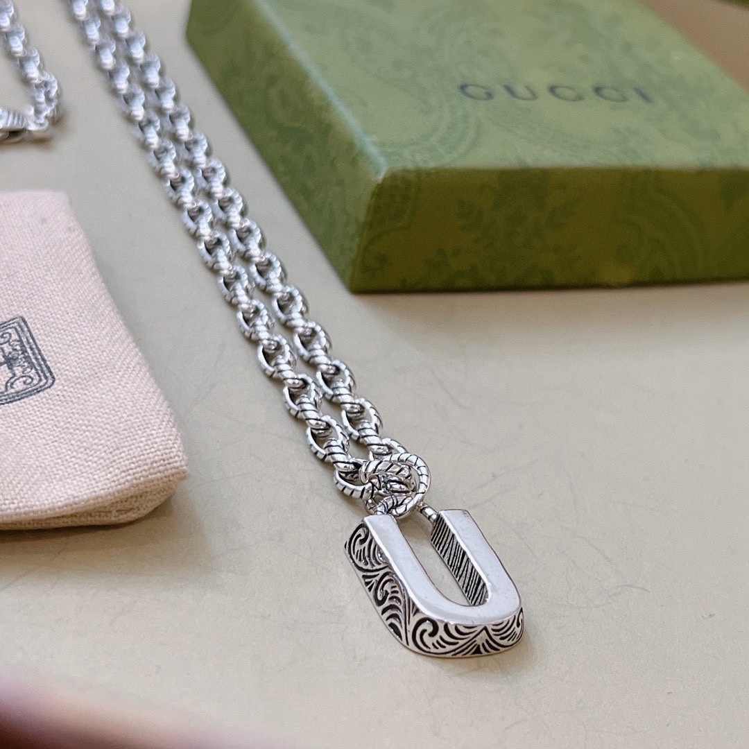 【GUCCI 】ネックレス、新しいネックレス万能シンプルファッションオーナメント-BRAND OFF