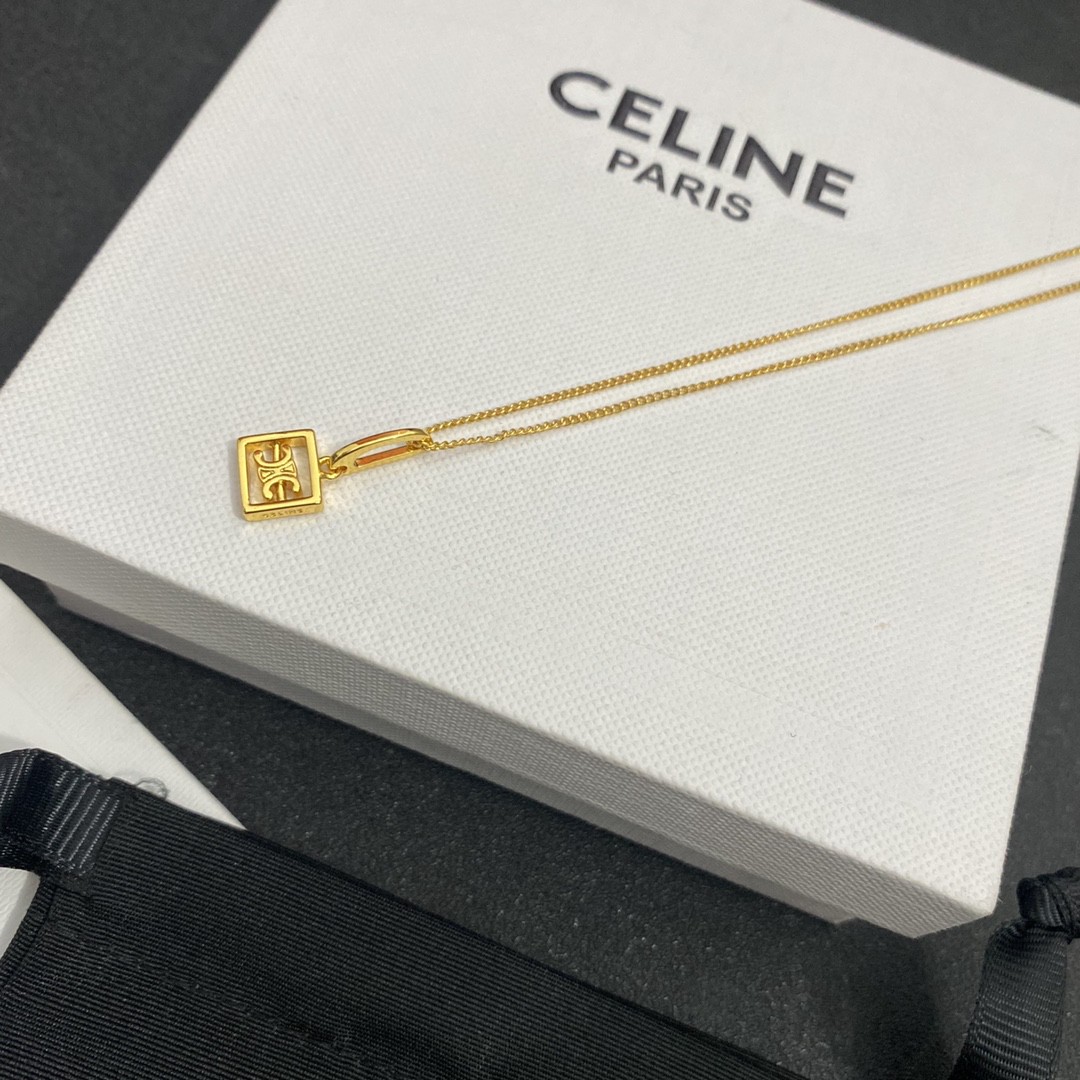【CELINE】ネックレス、新しいネックレス万能シンプルファッションオーナメント-BRAND OFF