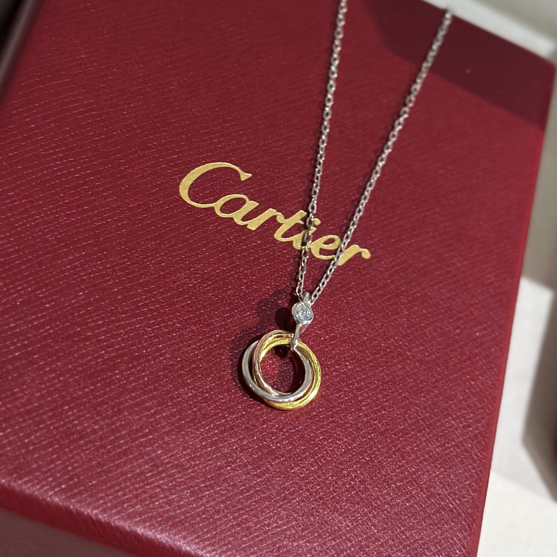 【CARTIER】ネックレス、新しいネックレス万能シンプルファッションオーナメント-BRAND OFF