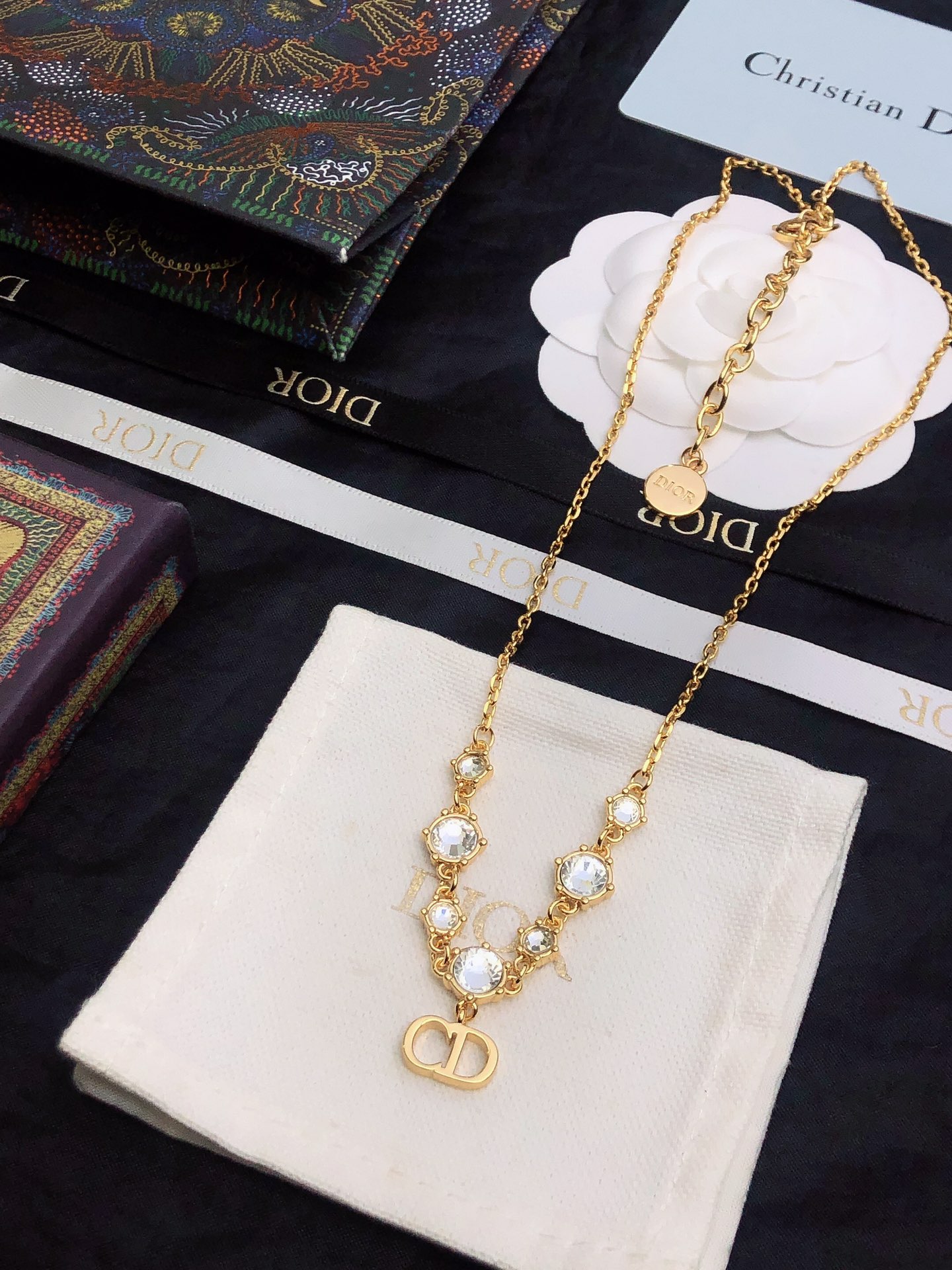 【DIOR】ネックレス、新しいネックレス万能シンプルファッションオーナメント-BRAND OFF
