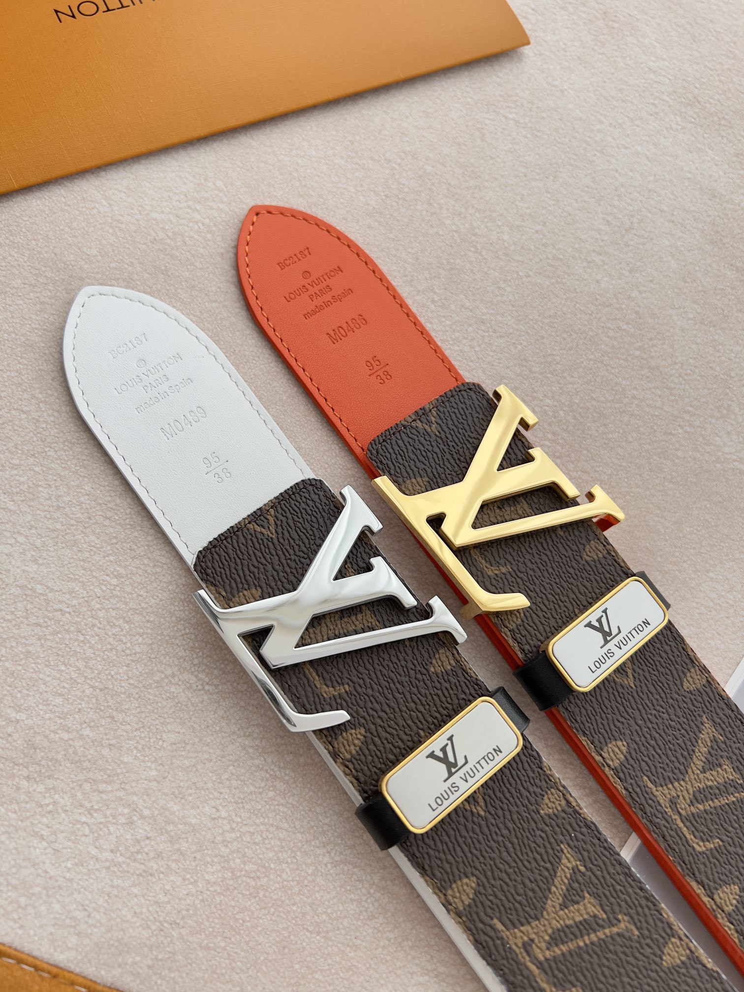 【 LOUIS VUITTON】(ルイヴィトン) 3.8cmベルト メンズ-BRAND OFF