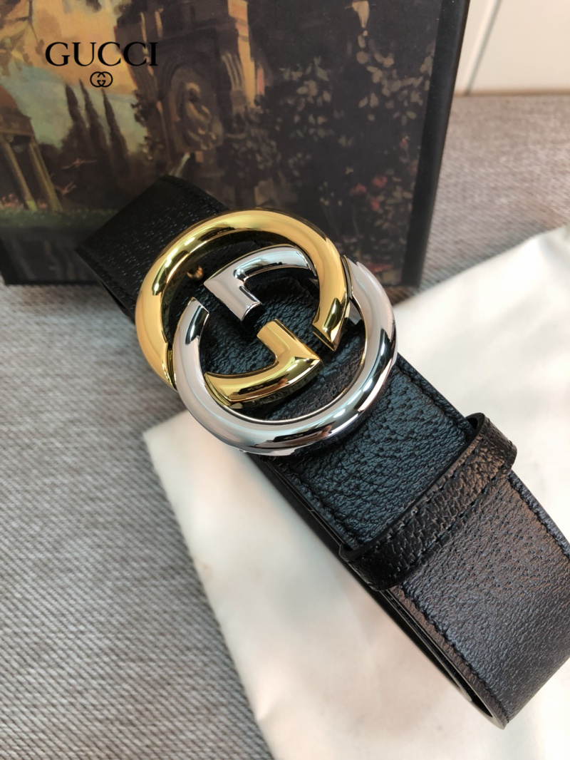 【 GUCCI】(クッチ)  3.8cm   ベルト メンズ-BRAND OFF