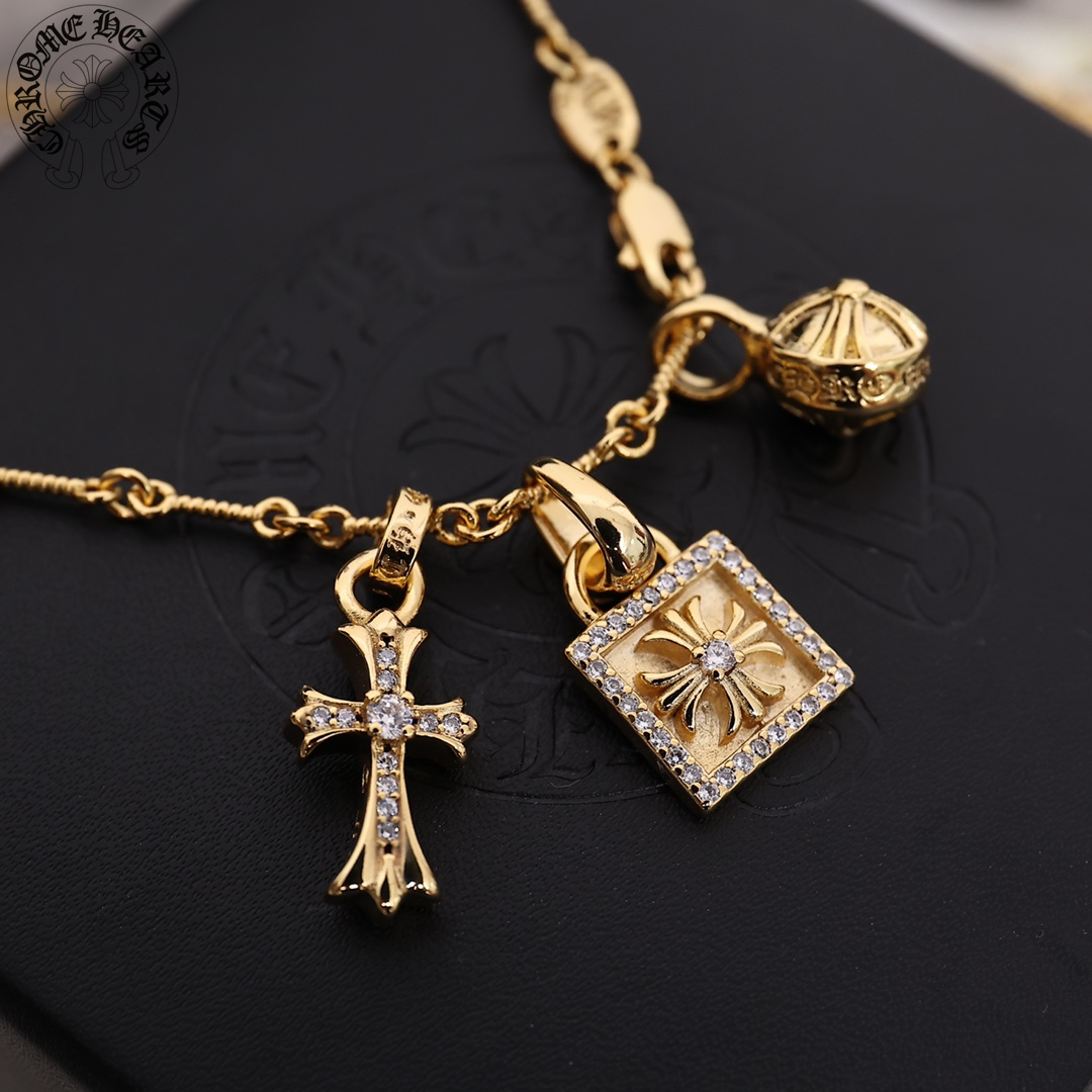 【CHROME HEARTS】ネックレス、新しいネックレス万能シンプルファッションオーナメント-BRAND OFF
