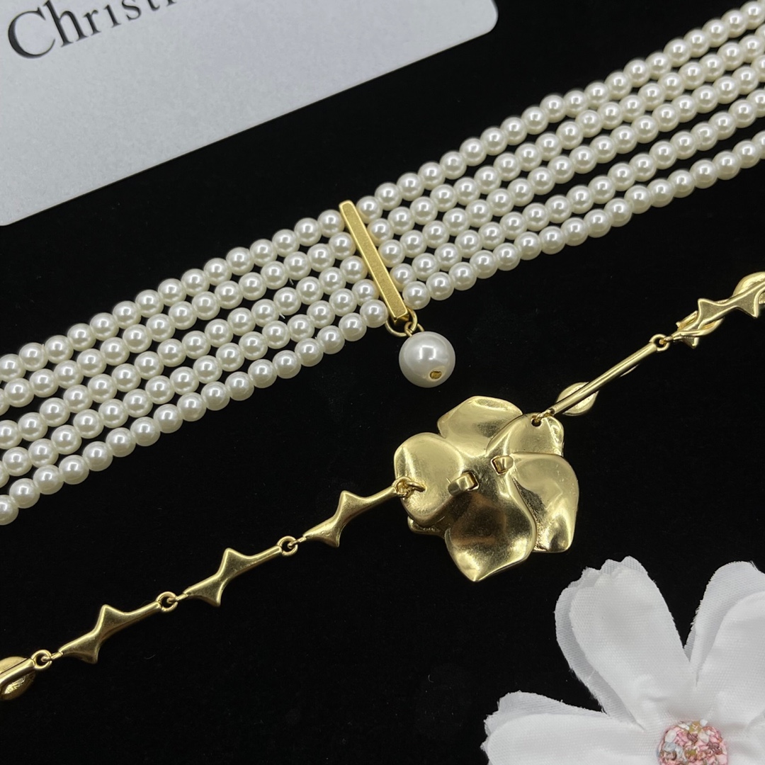 【2026】【DIOR】ネックレス、新しいネックレス万能シンプルファッションオーナメント-BRAND OFF