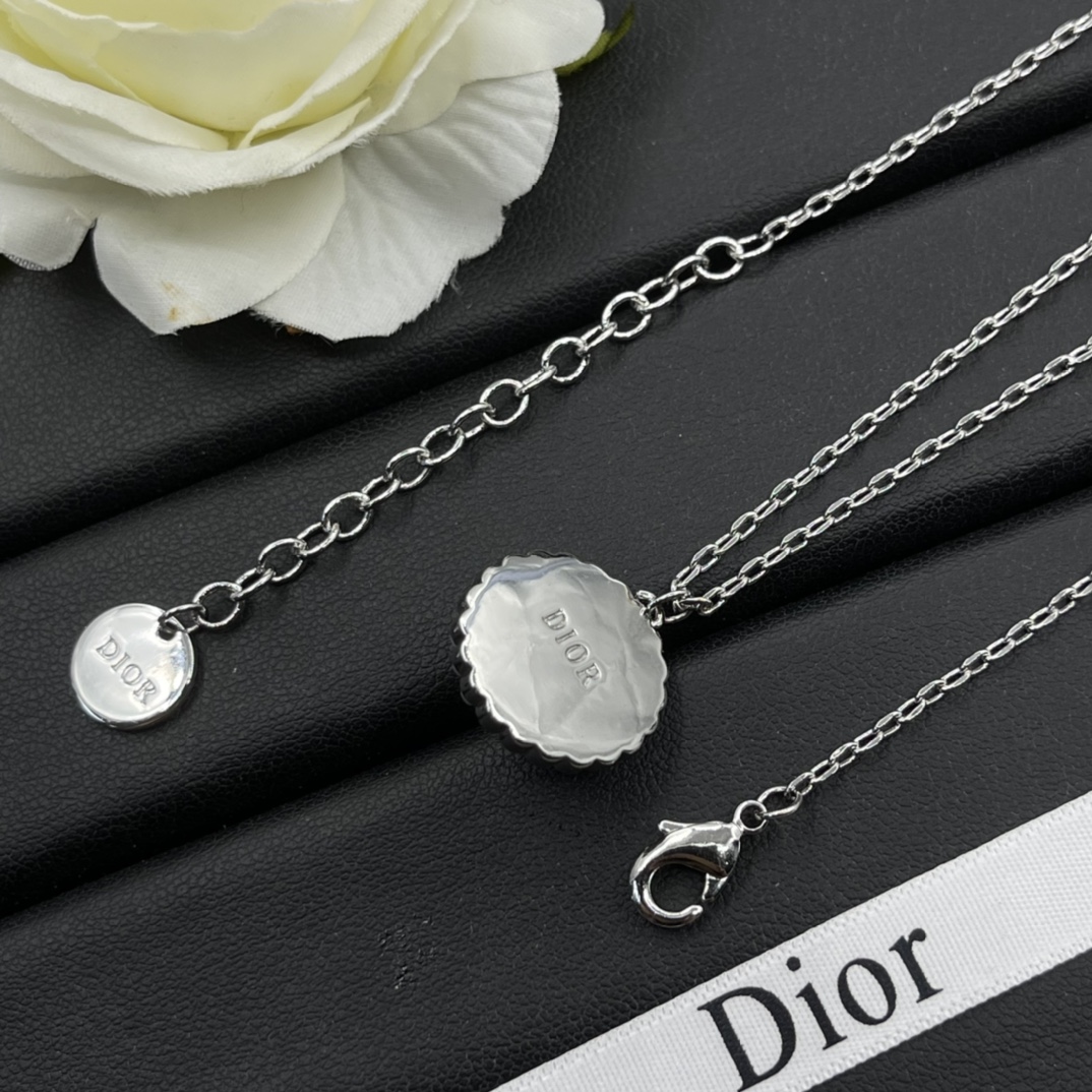 【DIOR】ネックレス、新しいネックレス万能シンプルファッションオーナメント-BRAND OFF