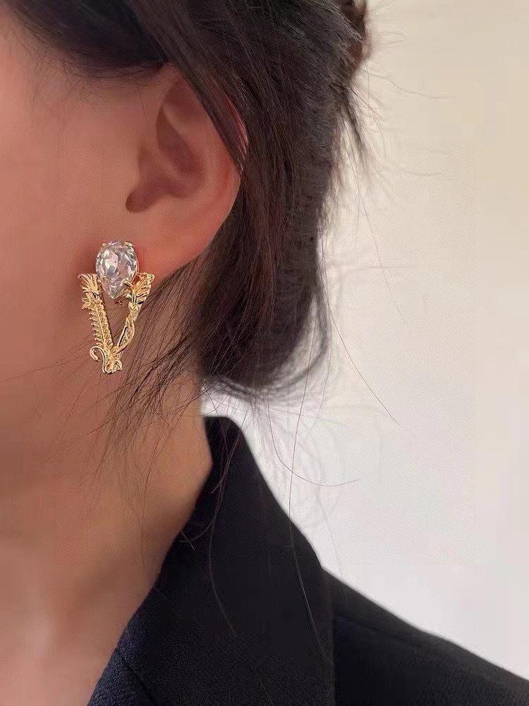 【VERSACE】ヴェルサーチ  ファッションスタイルのイヤリング-BRAND OFF