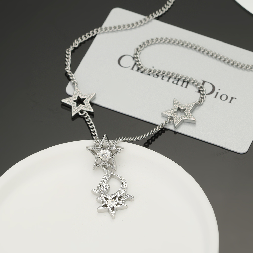 【DIOR】ネックレス、新しいネックレス万能シンプルファッションオーナメント-BRAND OFF