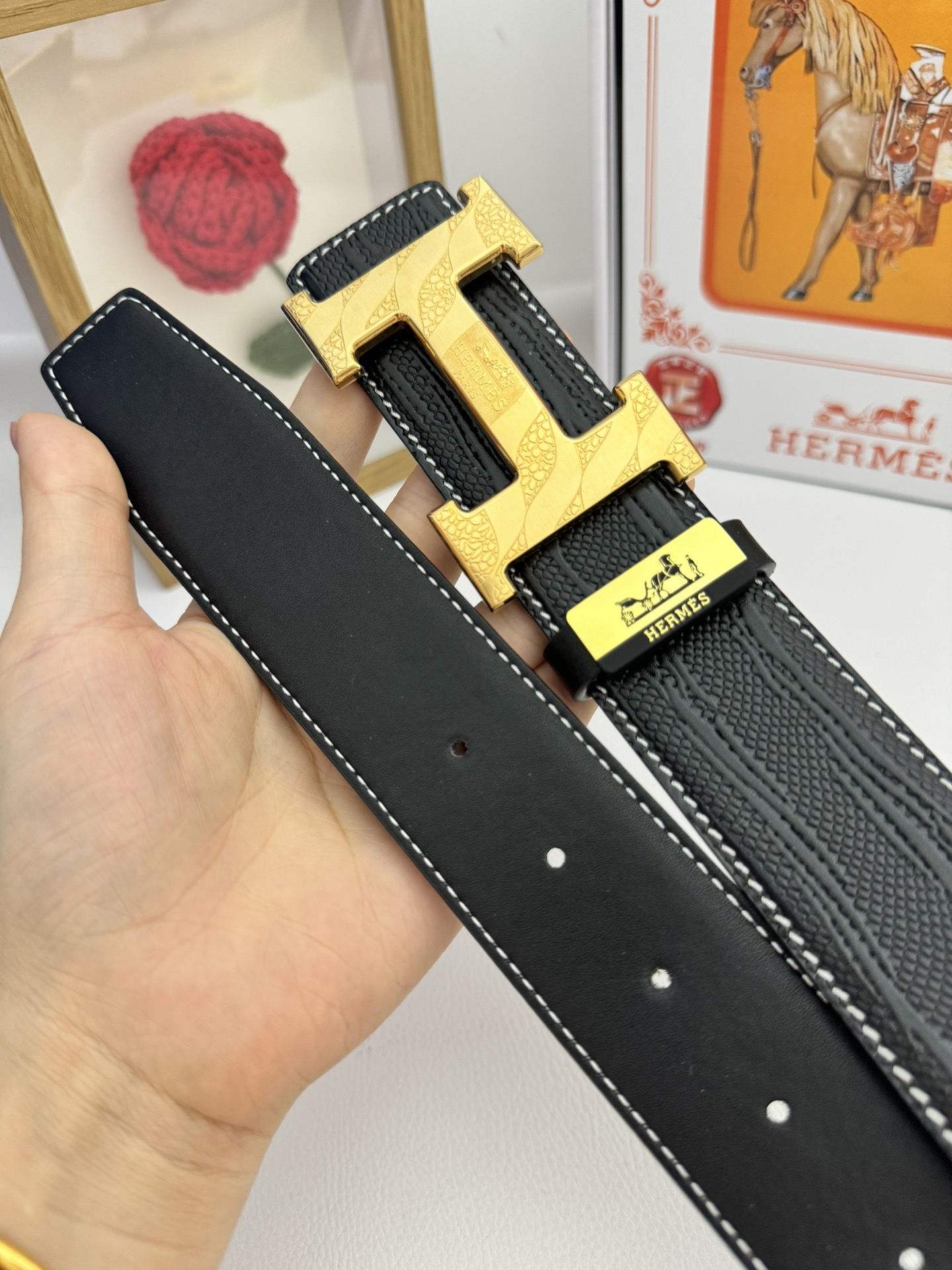 【2026】【Hermès】(エルメス) 3.8cmベルト メンズ-BRAND OFF