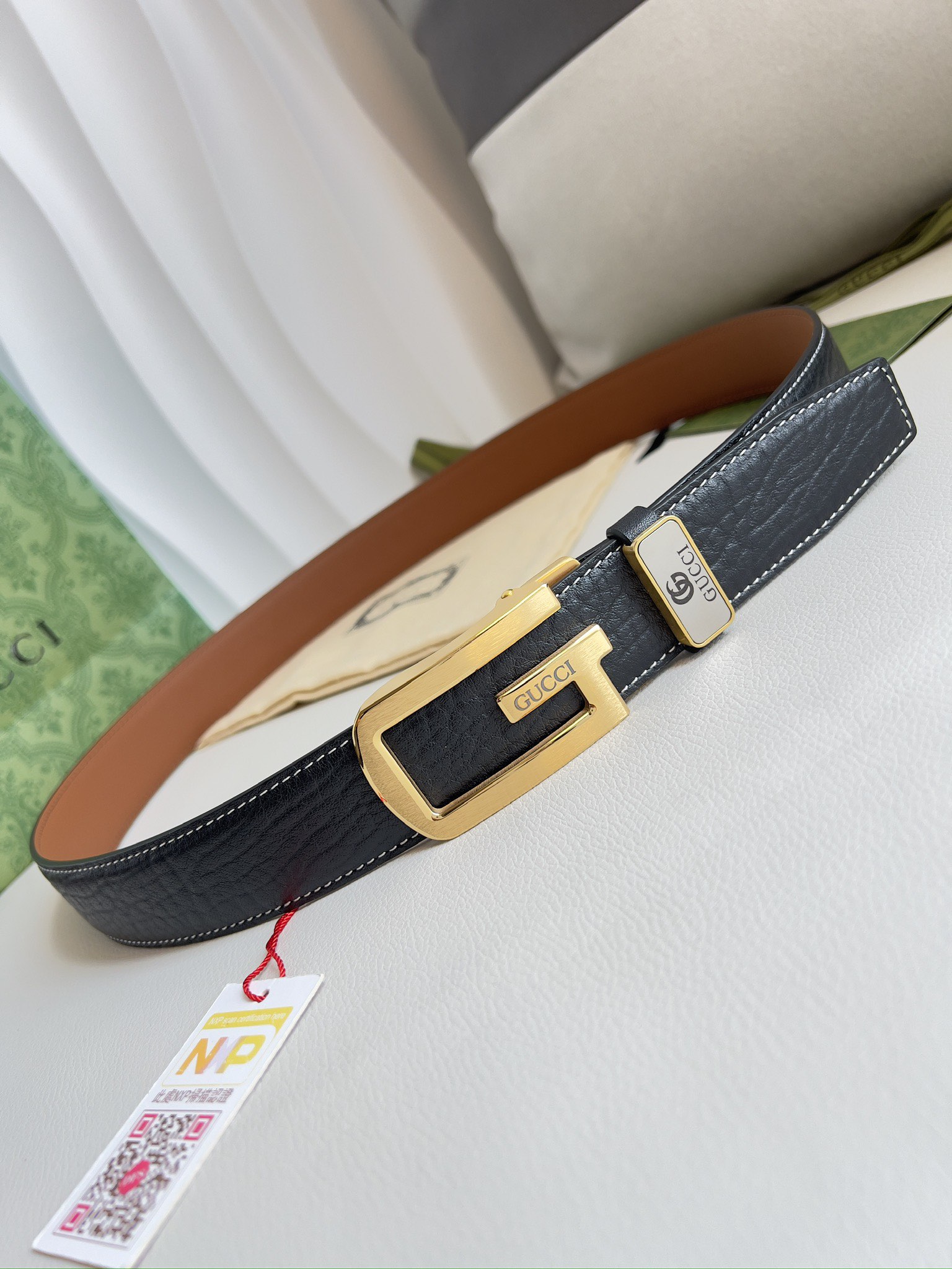 【GUCCI】(グッチ) 3.5cmベルト メンズ-BRAND OFF