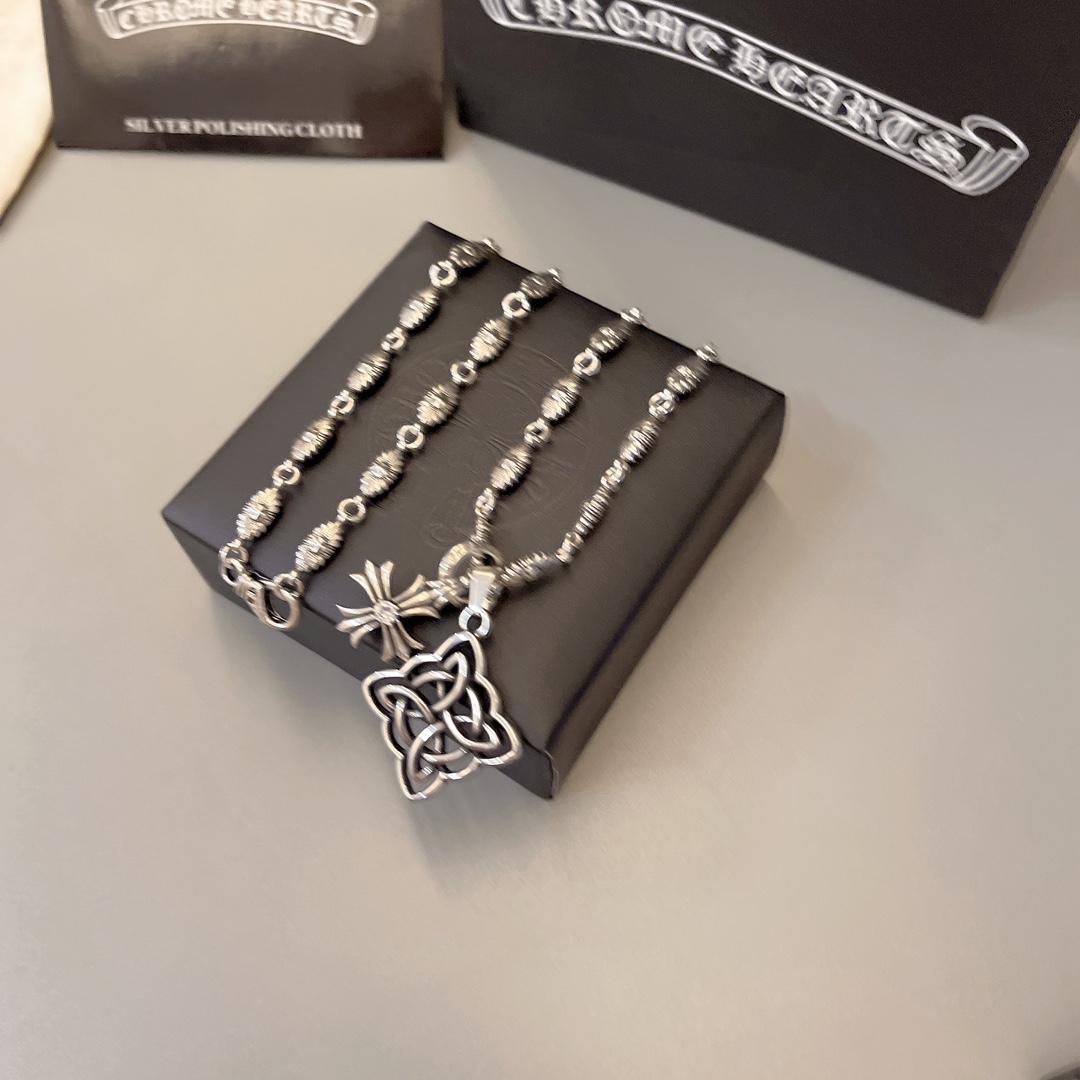 【CHROME HEARTS】ネックレス、新しいネックレス万能シンプルファッションオーナメント  241014-BRAND OFF