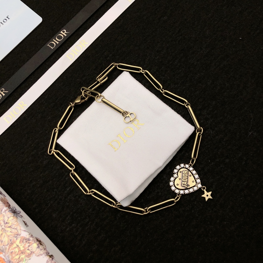 【DIOR】ネックレス、新しいネックレス万能シンプルファッションオーナメント 2473-BRAND OFF