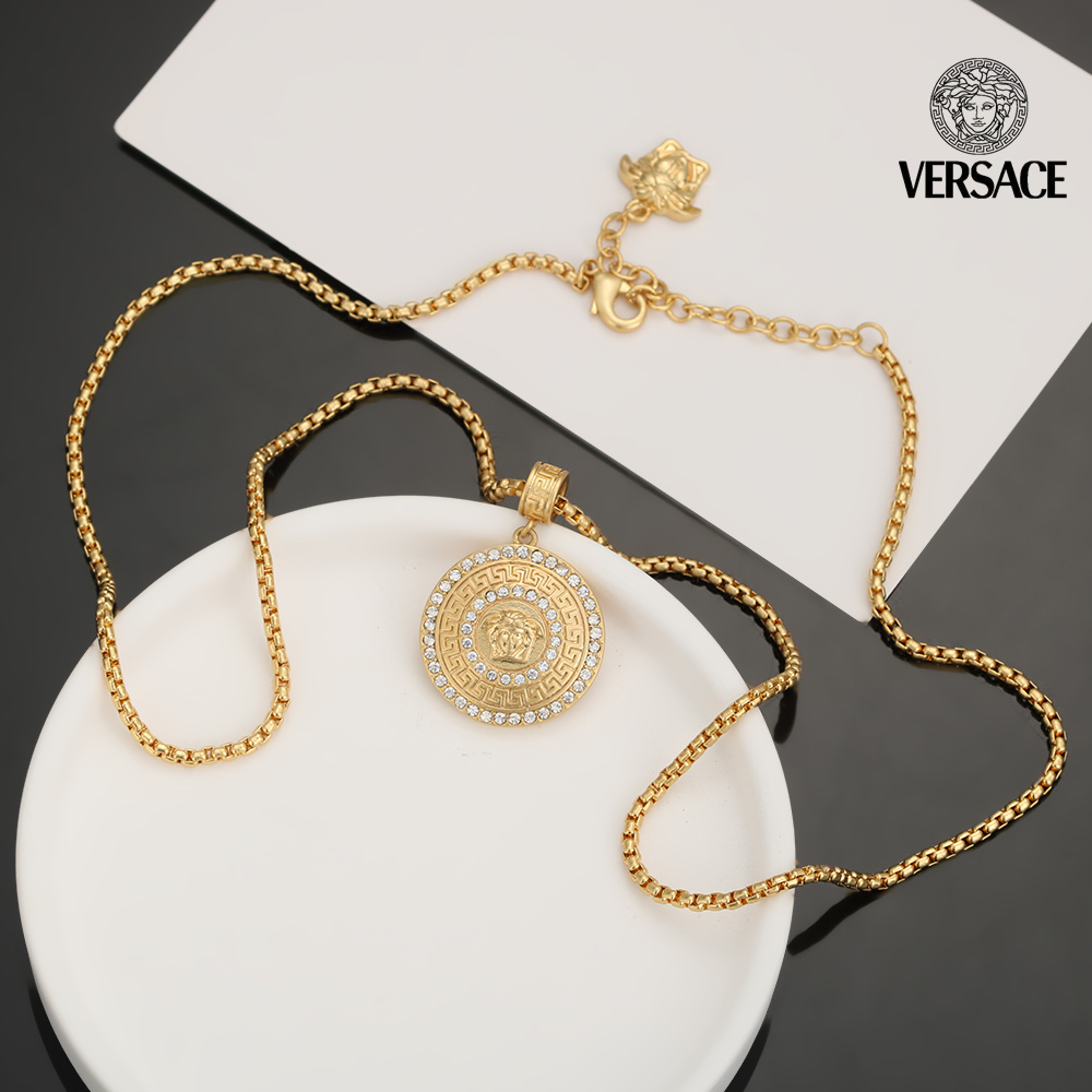 【2026】【VERSACE】ネックレス、新しいネックレス万能シンプルファッションオーナメント 2474-BRAND OFF