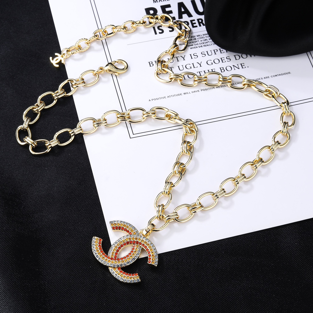 【CHANEL】ネックレス、新しいネックレス万能シンプルファッションオーナメント  240728-BRAND OFF