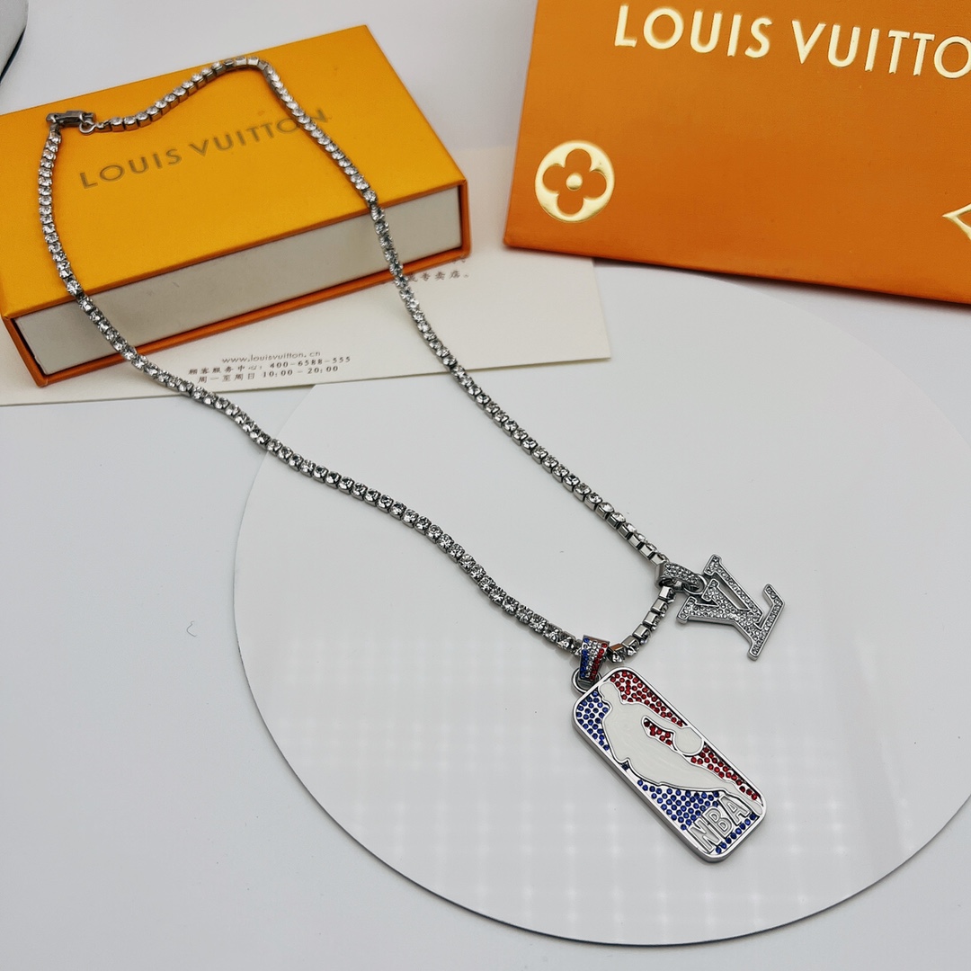 【LOUIS VUITTON】ネックレス、新しいネックレス万能シンプルファッションオーナメント 240728-BRAND OFF