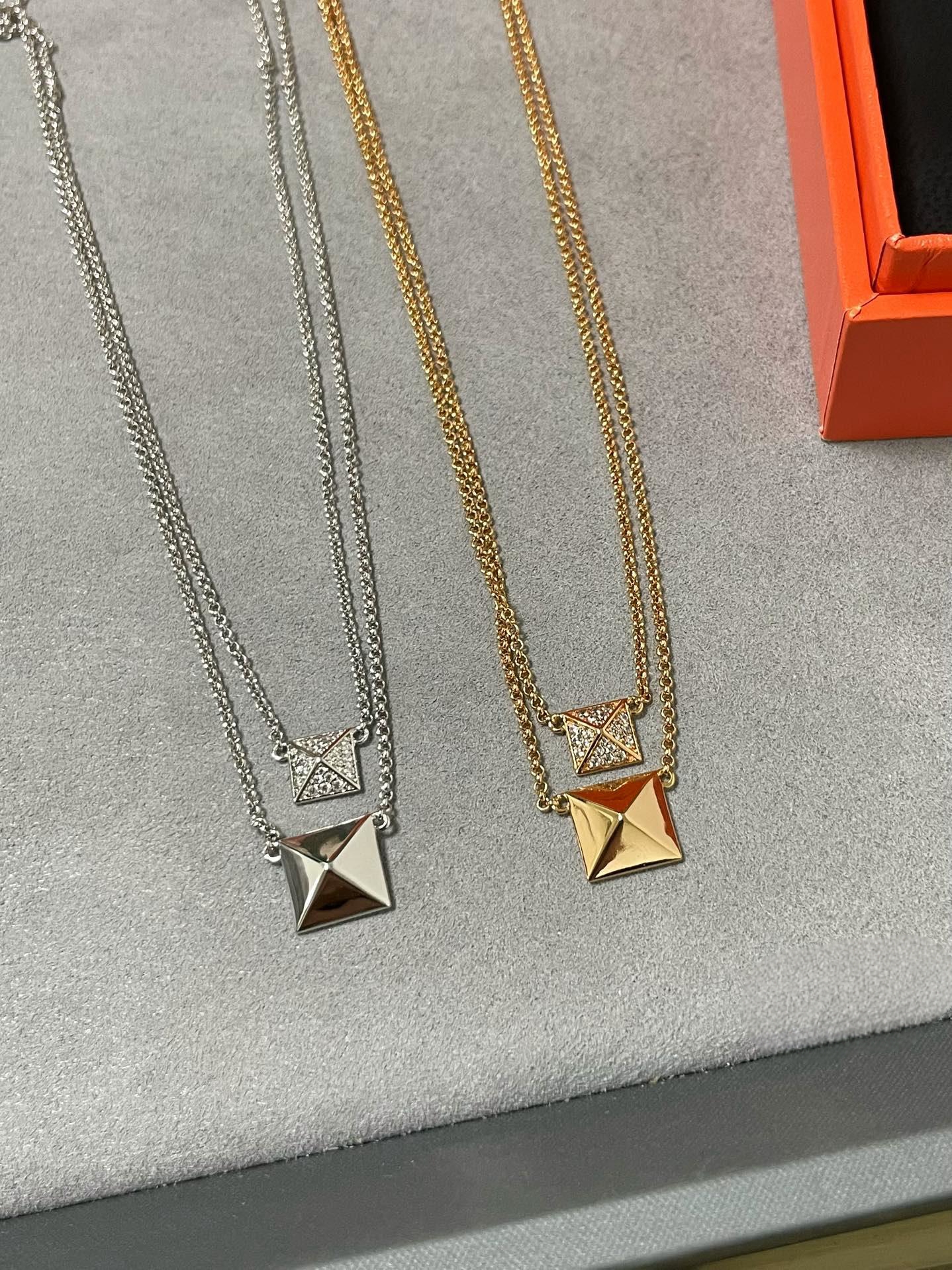 【HERMES】ネックレス、新しいネックレス万能シンプルファッションオーナメント 240730-BRAND OFF