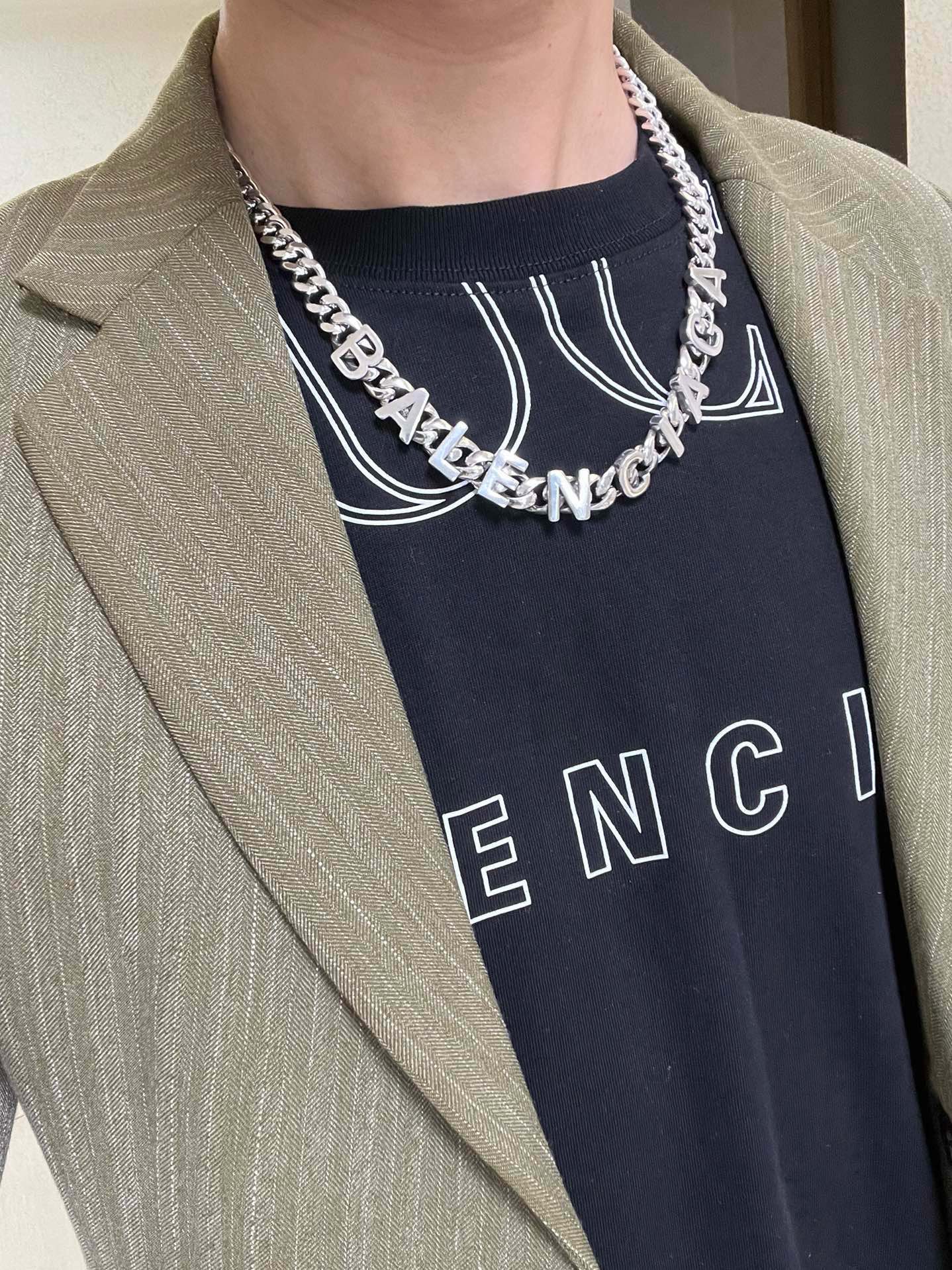 【BALENCIAGA】ネックレス、新しいネックレス万能シンプルファッションオーナメント  240814-BRAND OFF