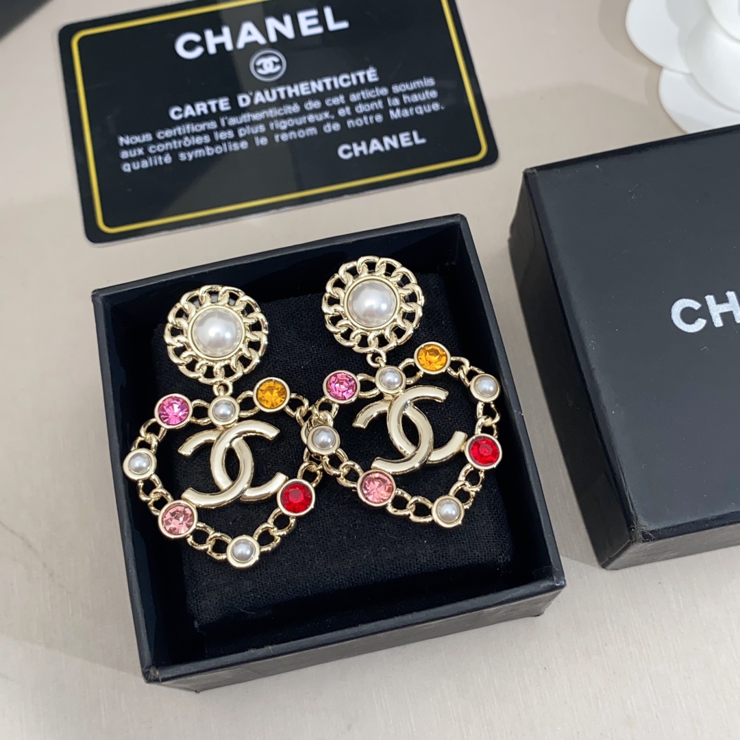 【CHANEL 】 シャネル   ファッションスタイルのイヤリング-BRAND OFF