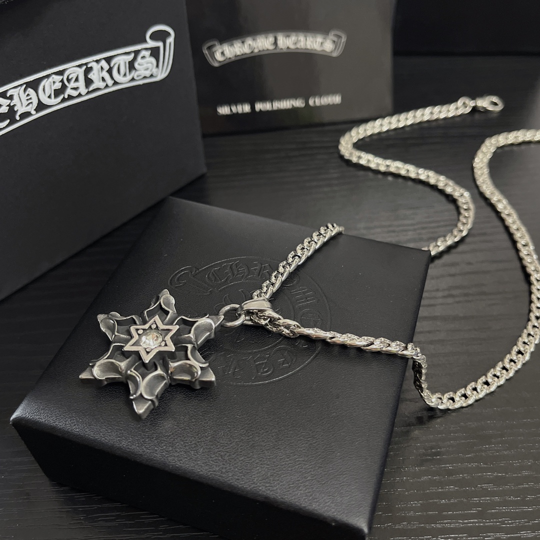【CHROME HEARTS】ネックレス、新しいネックレス万能シンプルファッションオーナメント  241014-BRAND OFF