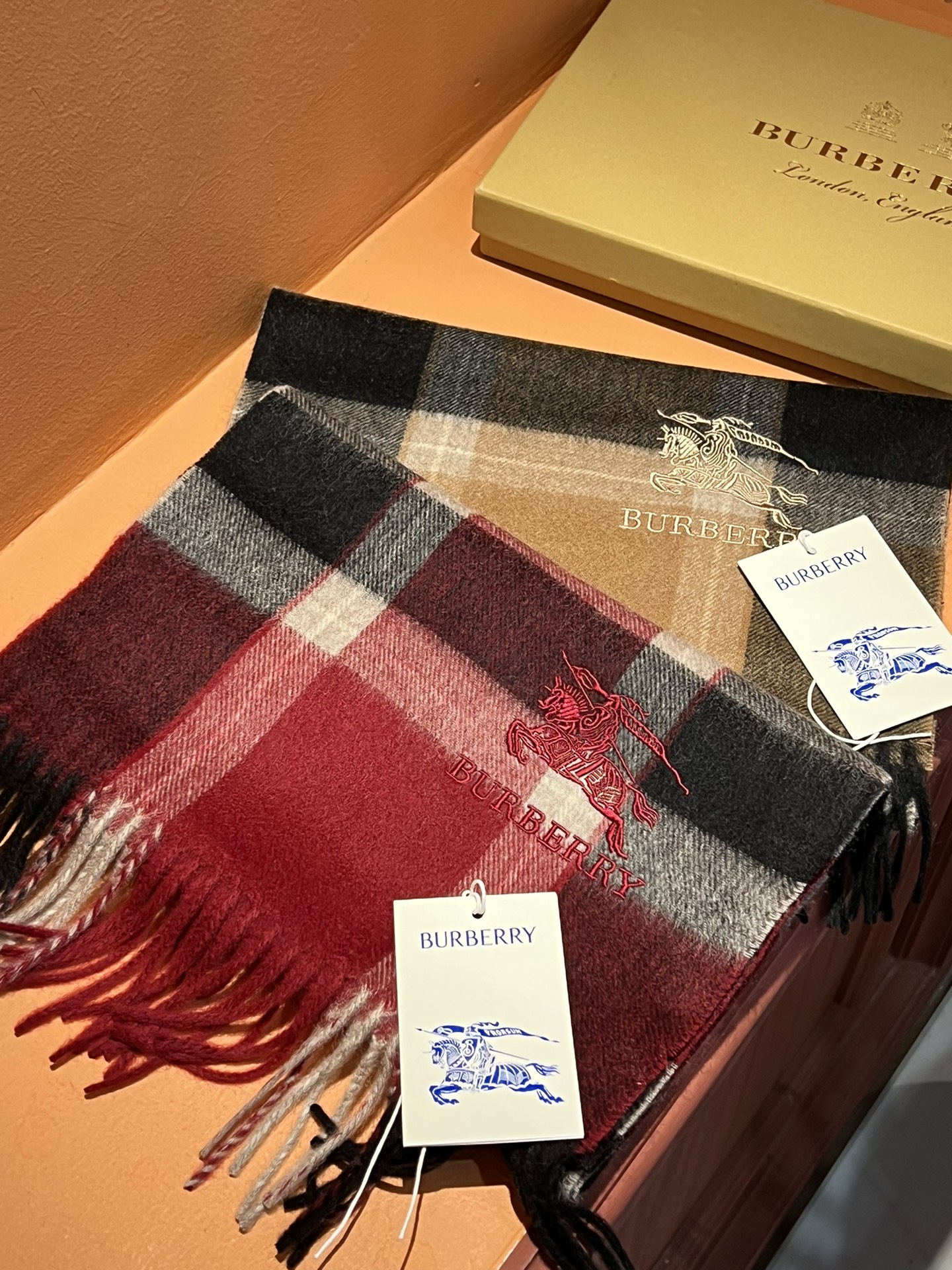 【BURBERRY  バーバリー】スカーフ32*180CM  241108-BRAND OFF