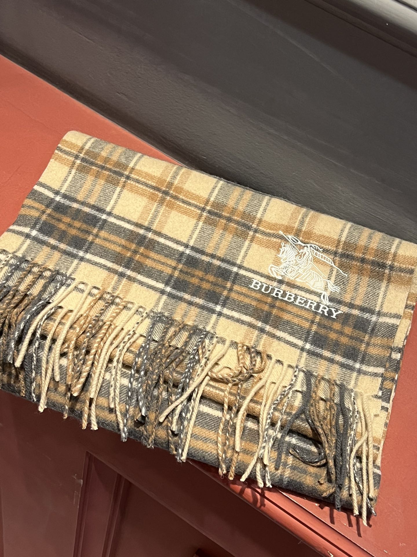 【BURBERRY  バーバリー】スカーフ35*190CM  241108-BRAND OFF