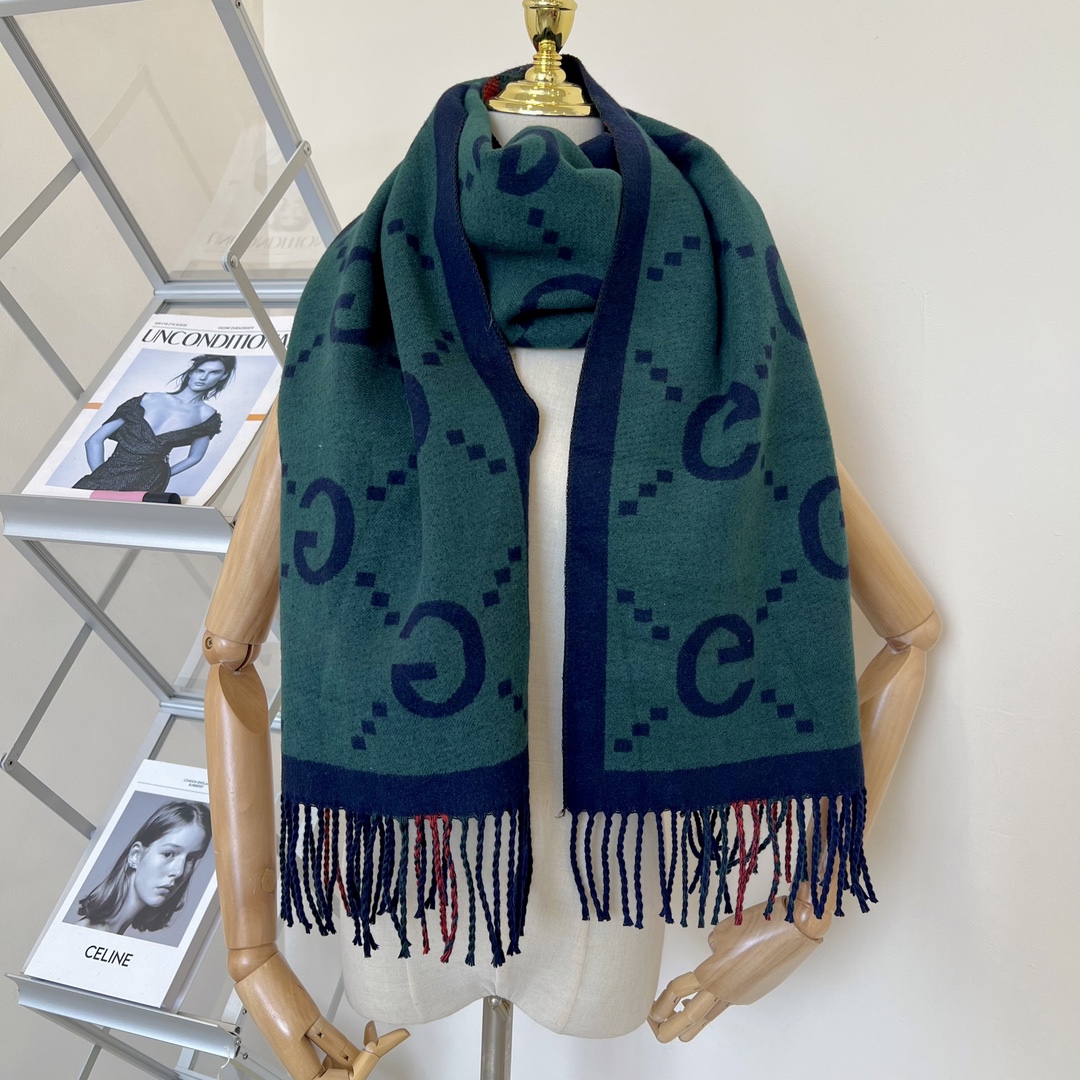 【GUCCI グッチ】スカーフ30*180CM  241108-BRAND OFF