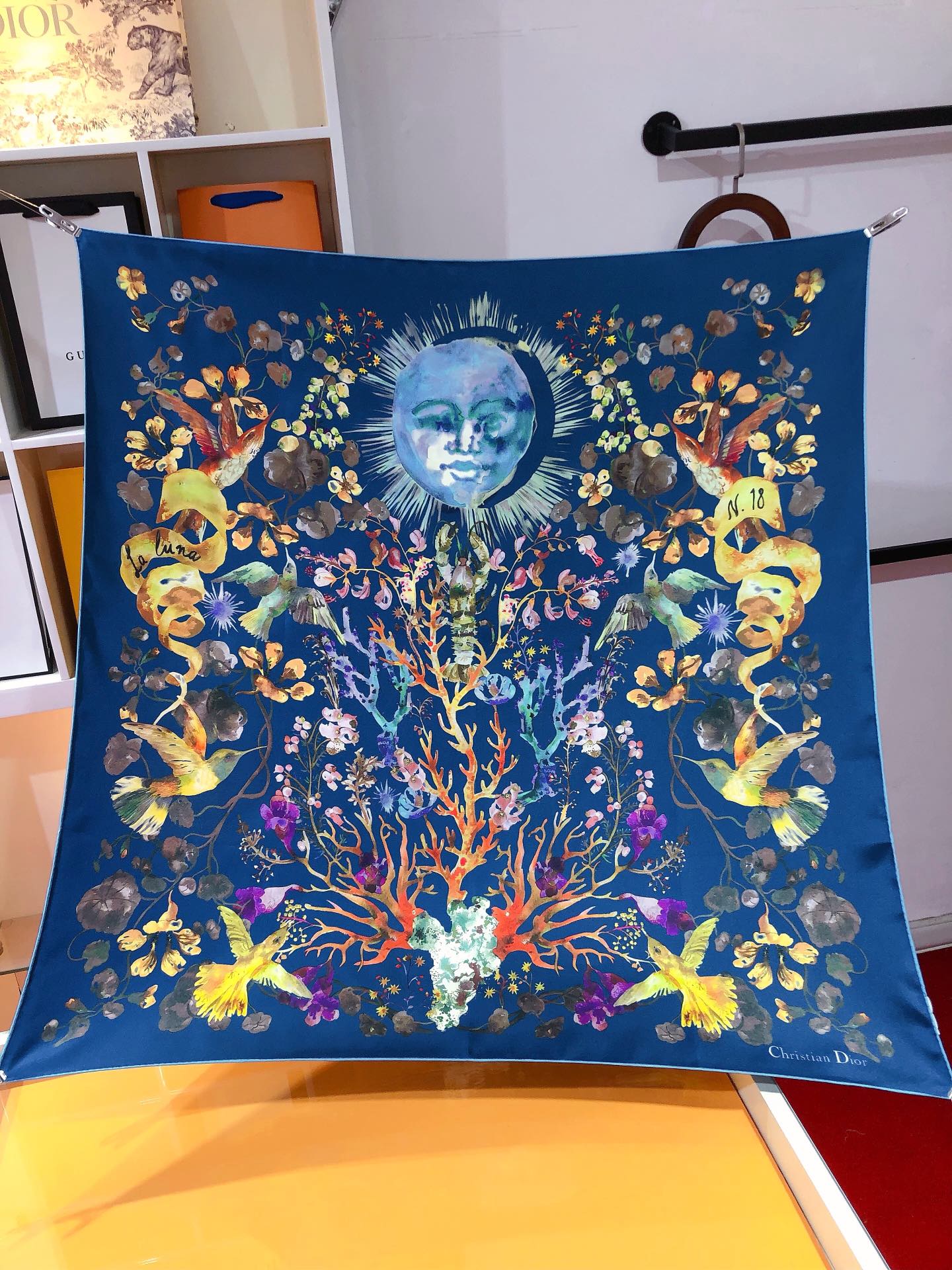 【DIOR  ディオール 】スカーフ90*90cm  241108-BRAND OFF