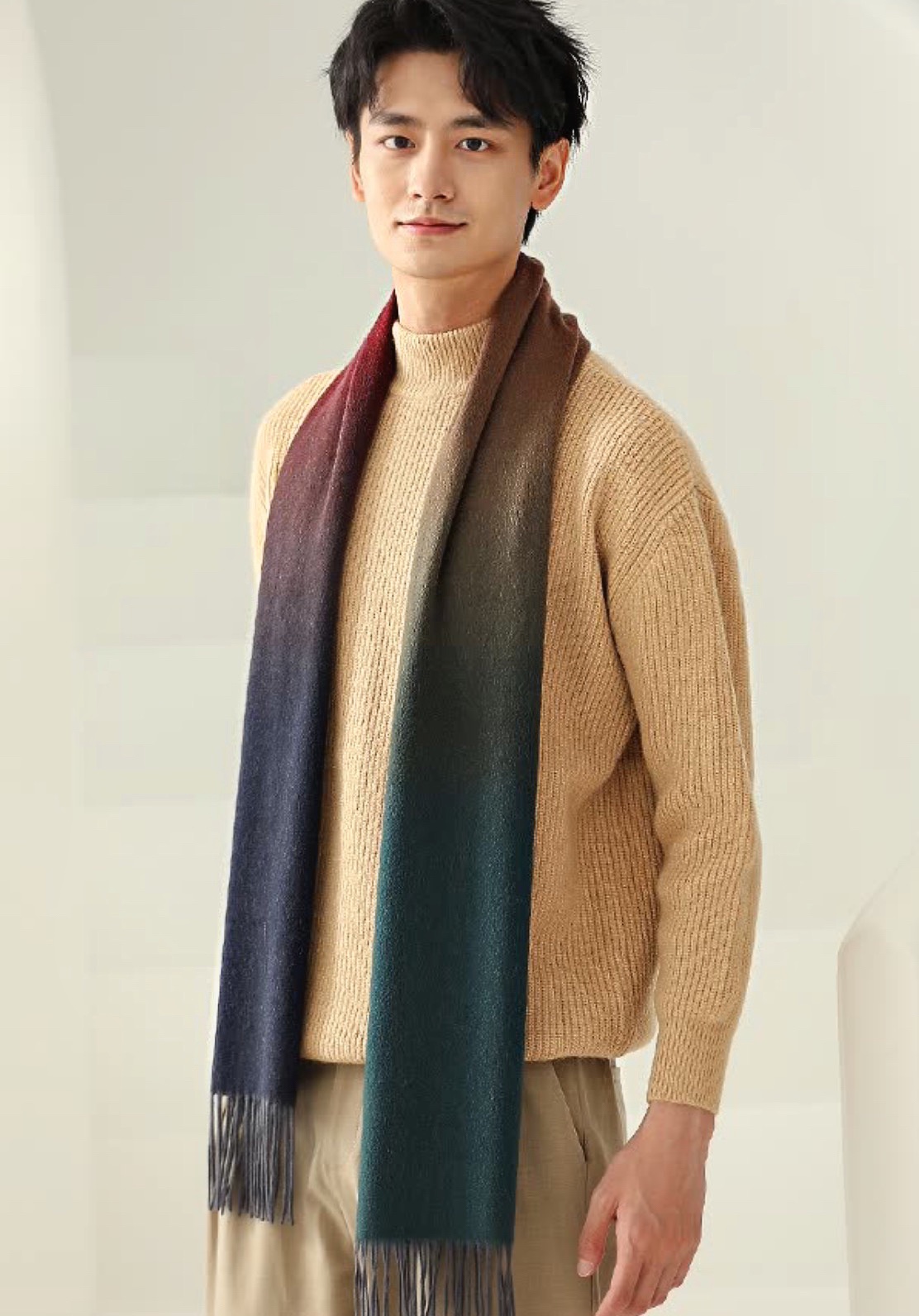 【HERMES エルメス 】スカーフ   32*190CM  241109-BRAND OFF