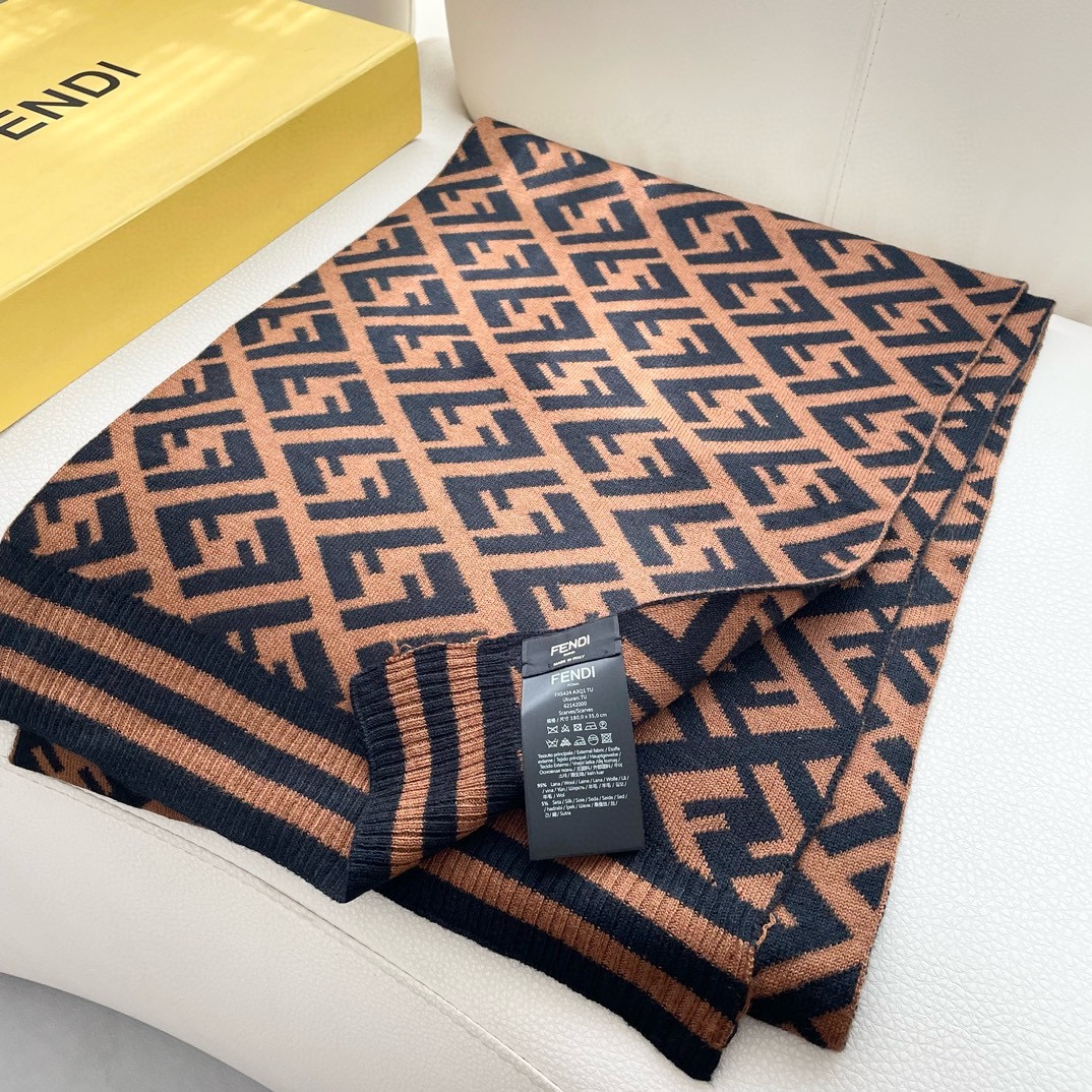 【FENDI  フェンディ】スカーフ36*180CM   241109-BRAND OFF