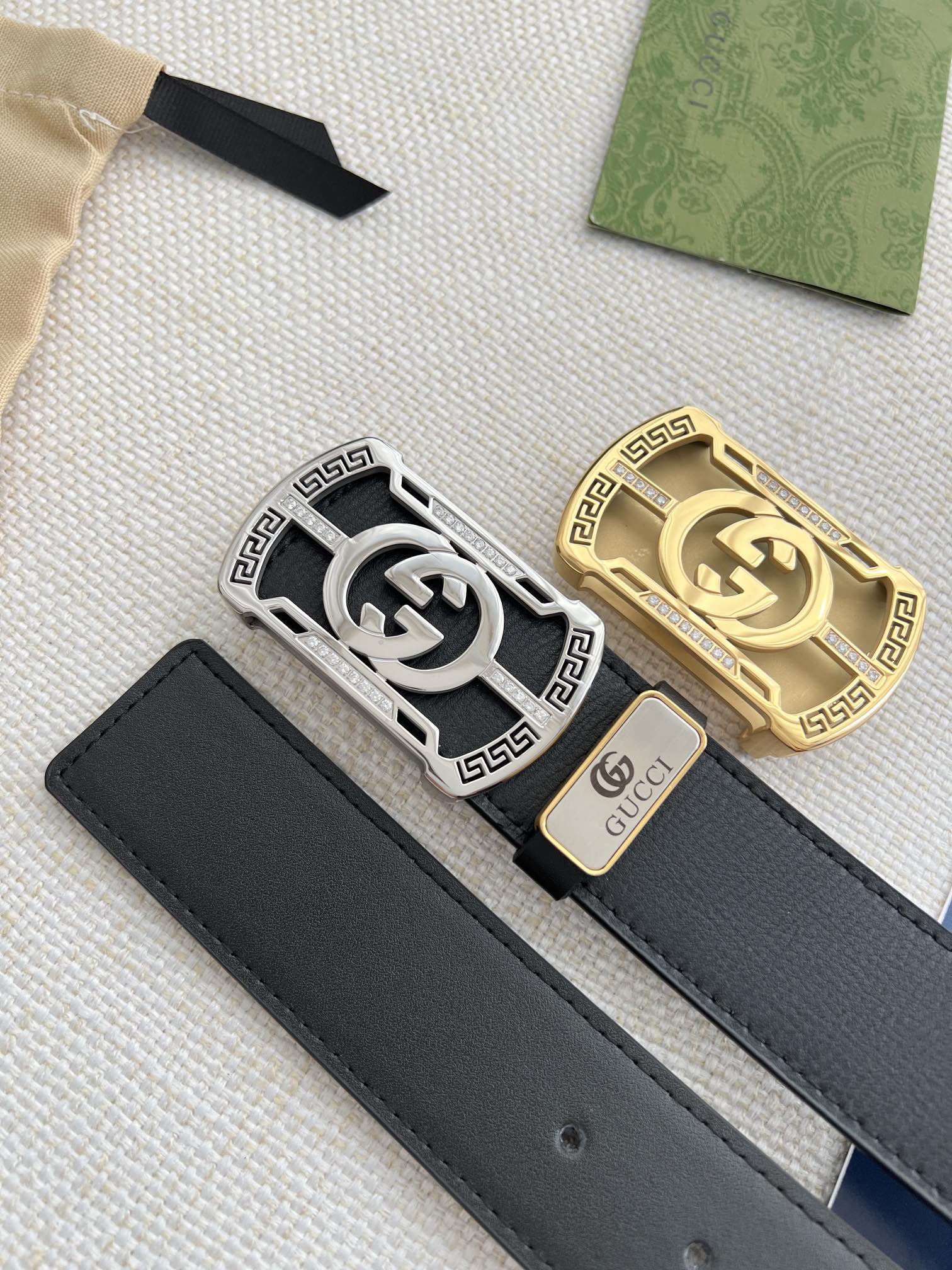 【GUCCI】(クッチ) 3.8cm   ベルト メンズ-BRAND OFF