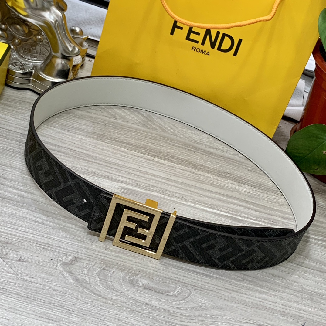 【2026】【FENDI】(フェンディ) 3.5cm   ベルト メンズ-BRAND OFF