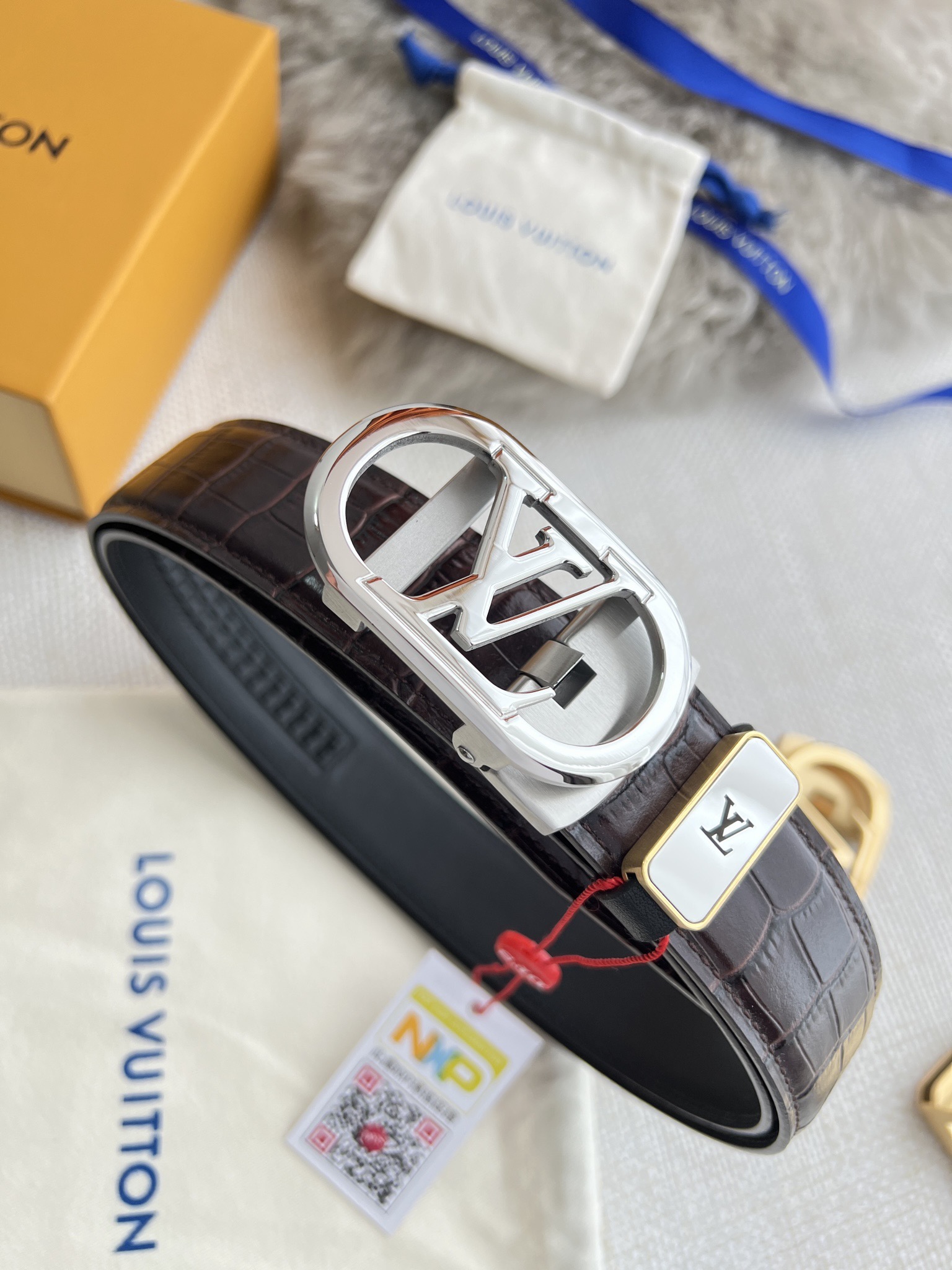 【LOUIS VUITTON】(ルイヴィトン) 3.5cmベルト メンズ-BRAND OFF