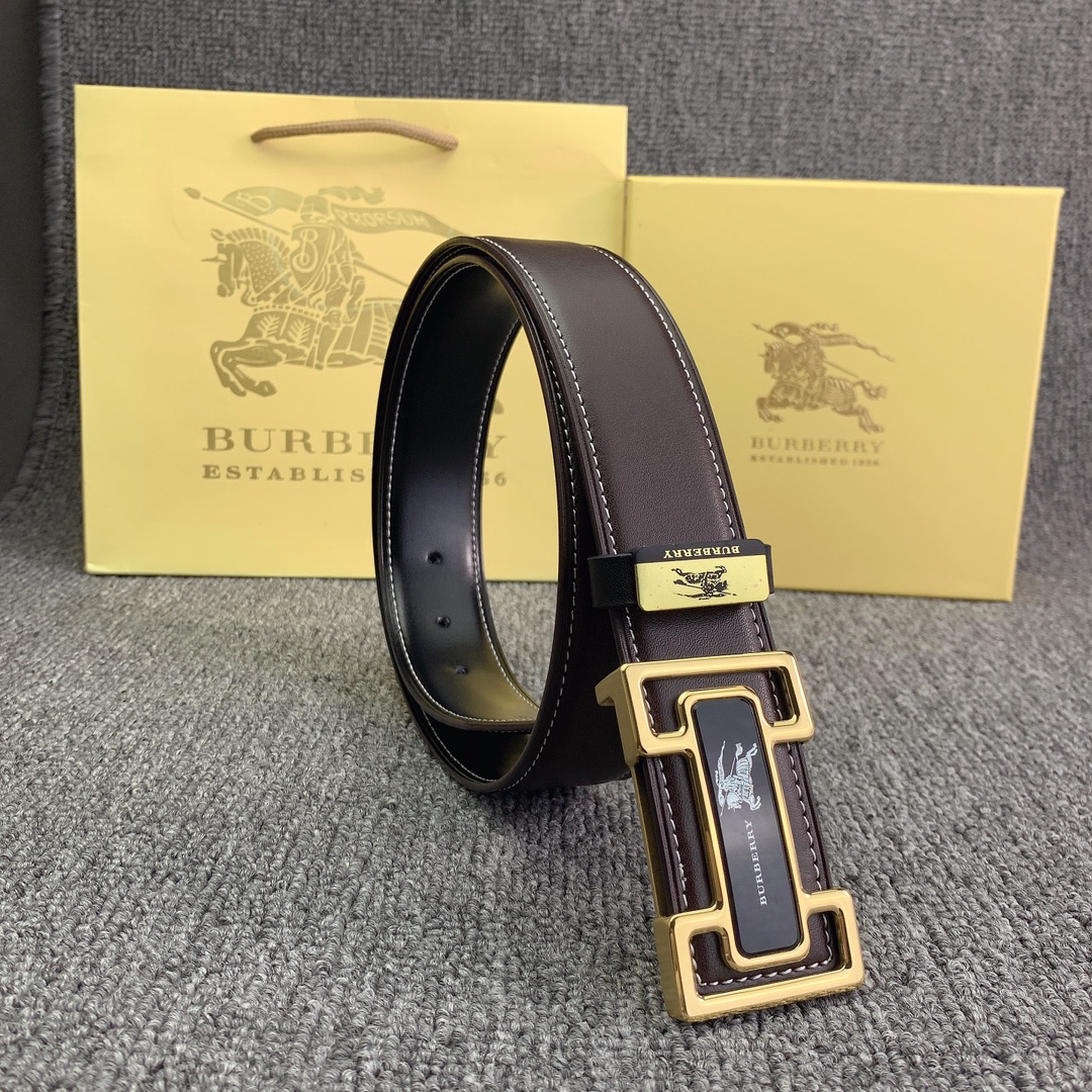 【2026】【BURBERRY 】(バーバリー) 3.8cmベルト メンズ-BRAND OFF
