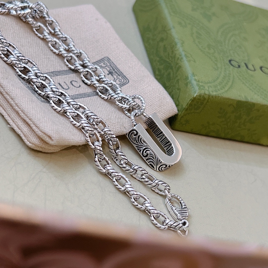 【GUCCI 】ネックレス、新しいネックレス万能シンプルファッションオーナメント-BRAND OFF