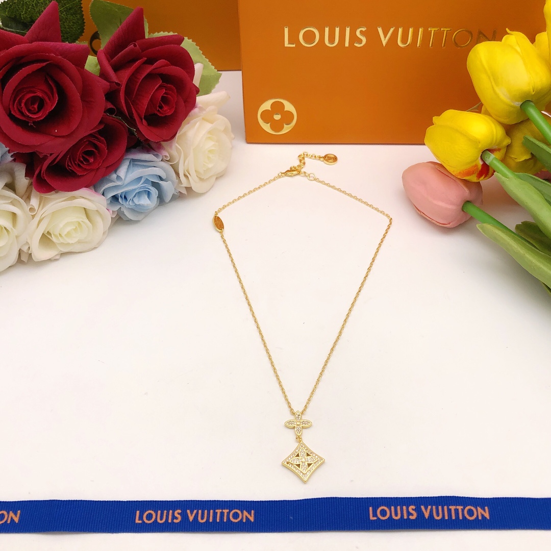 【2026】【LOUIS VUITTON】ネックレス、新しいネックレス万能シンプルファッションオーナメント-BRAND OFF