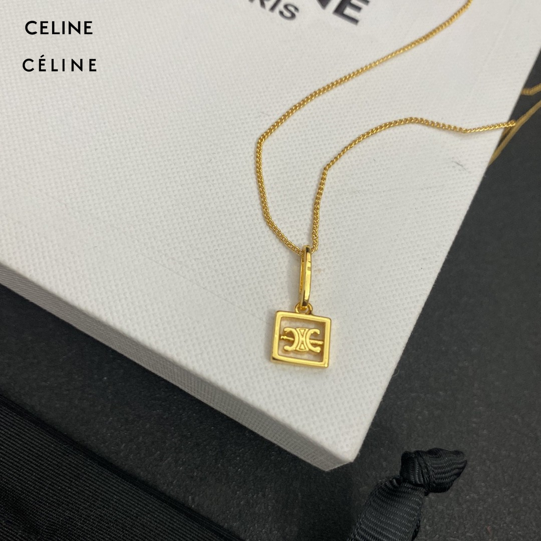 【CELINE】ネックレス、新しいネックレス万能シンプルファッションオーナメント-BRAND OFF