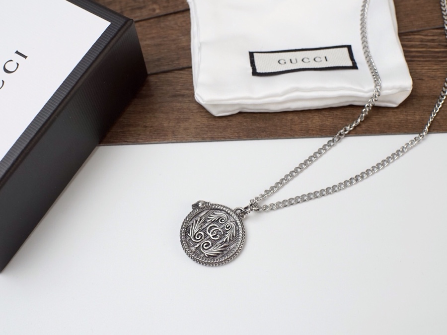 【GUCCI】ネックレス、新しいネックレス万能シンプルファッションオーナメント-BRAND OFF
