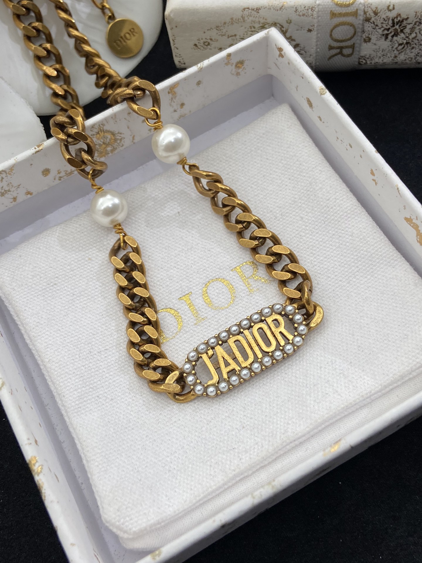 【DIOR】ネックレス、新しいネックレス万能シンプルファッションオーナメント-BRAND OFF