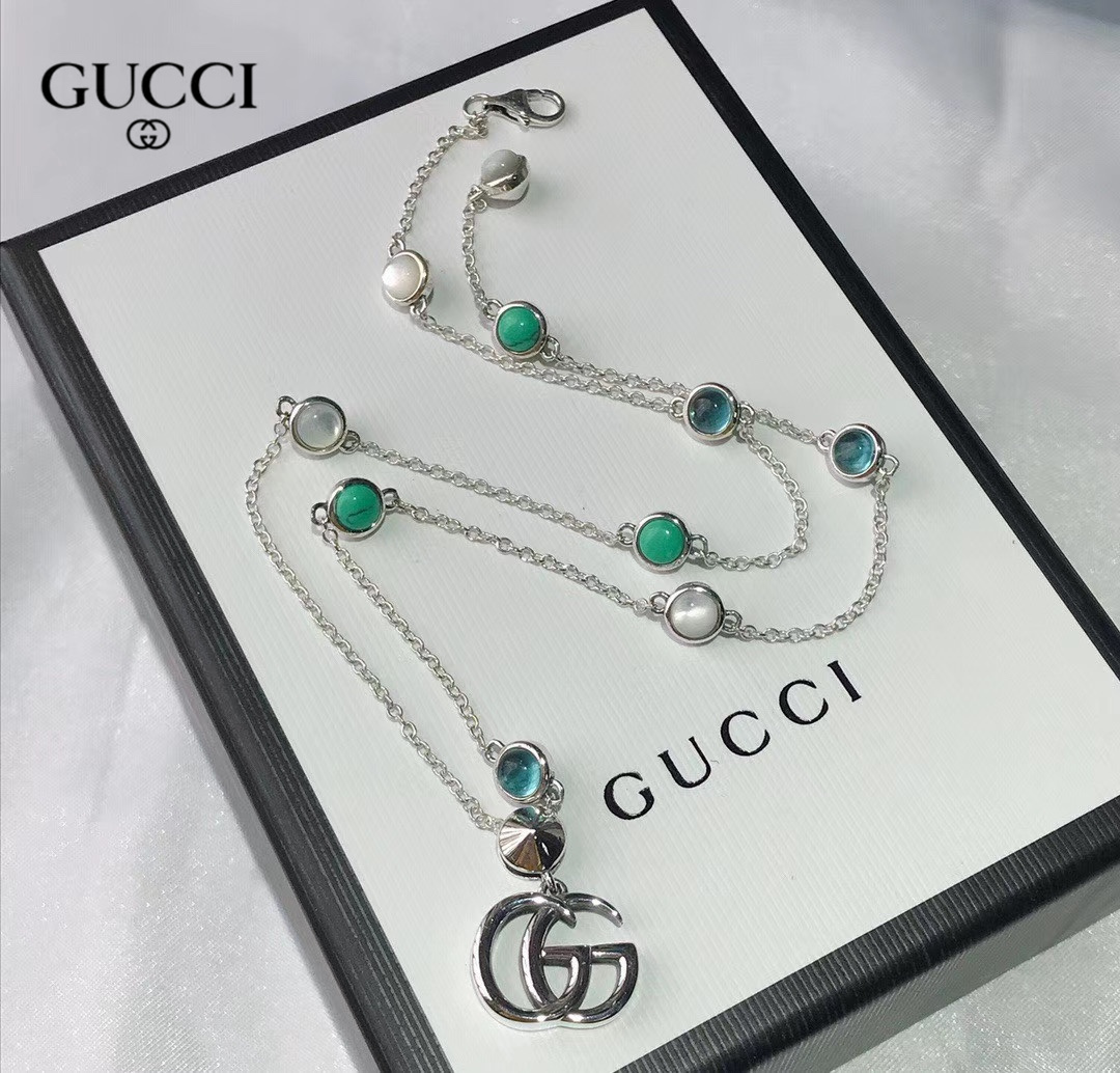 【GUCCI】ネックレス、新しいネックレス万能シンプルファッションオーナメント-BRAND OFF